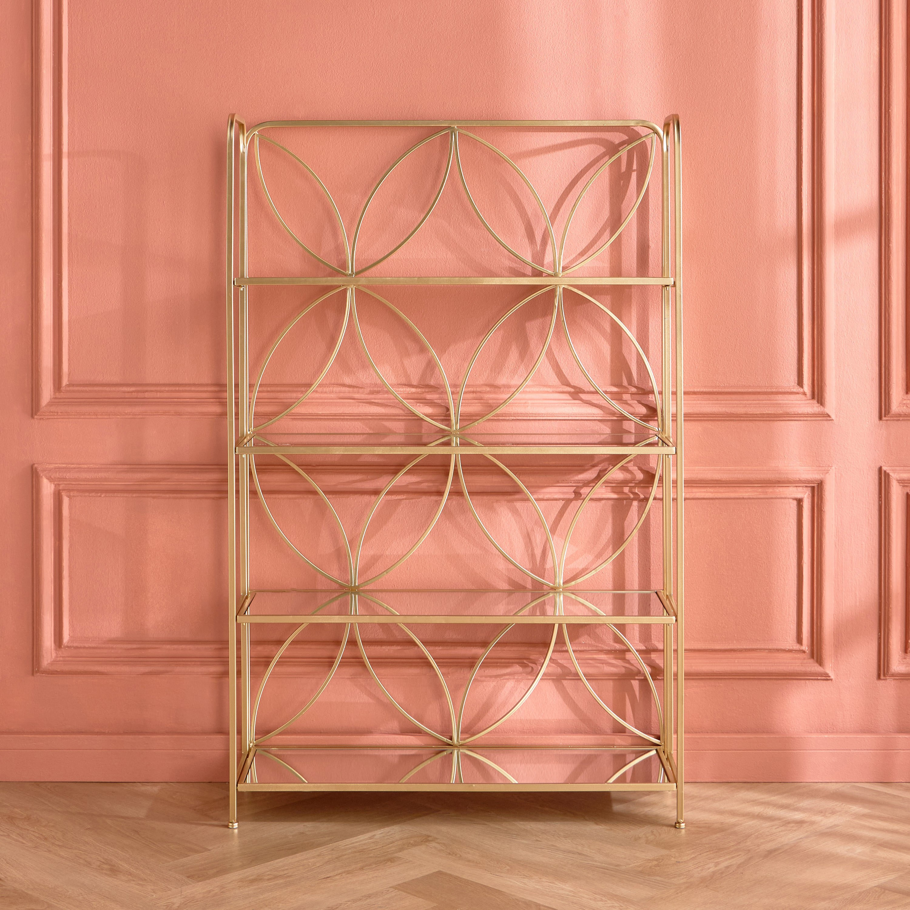 Seema 4-Tier Storage Rack - 30x90 cm-household-storage-storagesolutions-storageracks-image-3