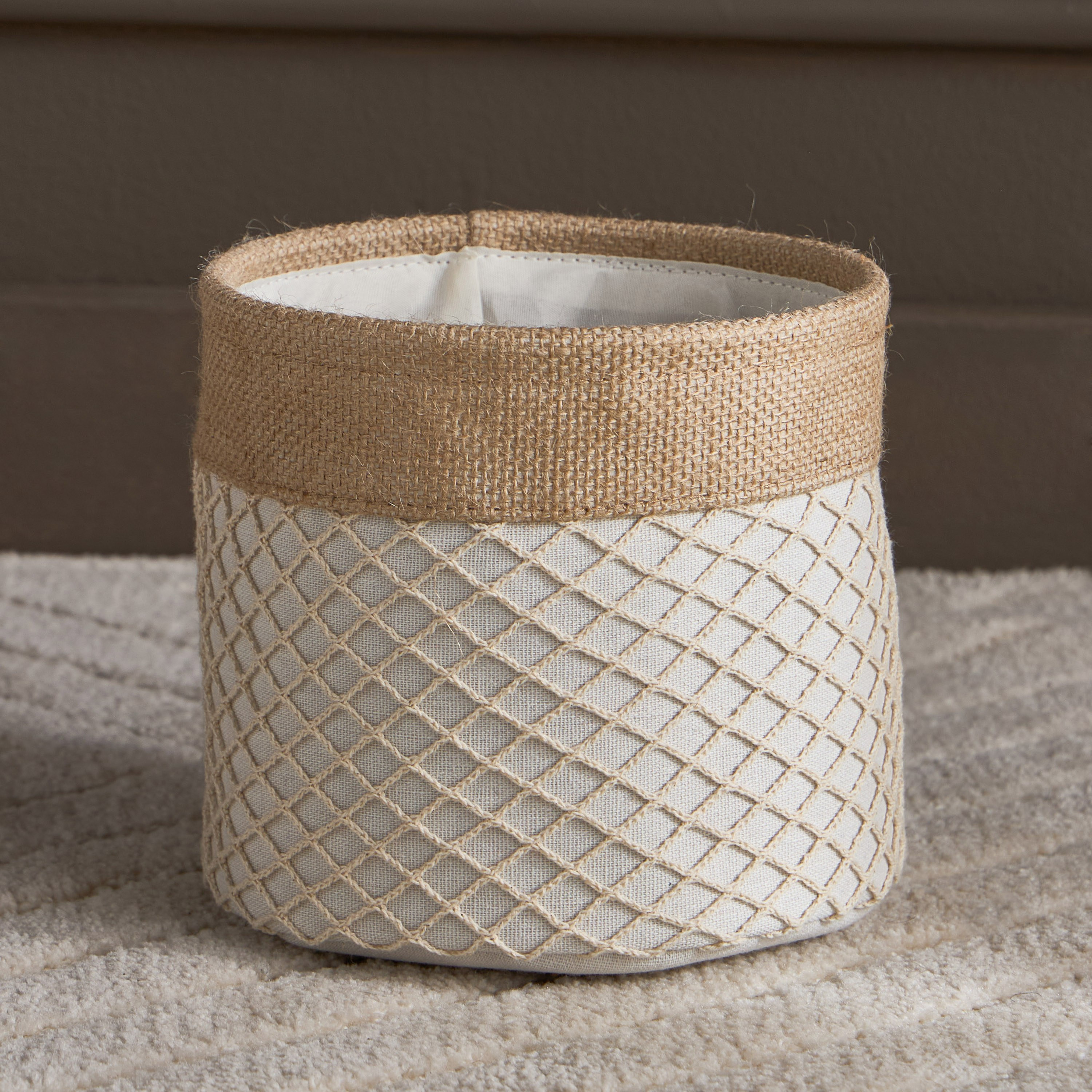 Pixie Storage Basket - 18x18x6 cm-household-storage-storagesolutions-storageboxesandbaskets-image-1