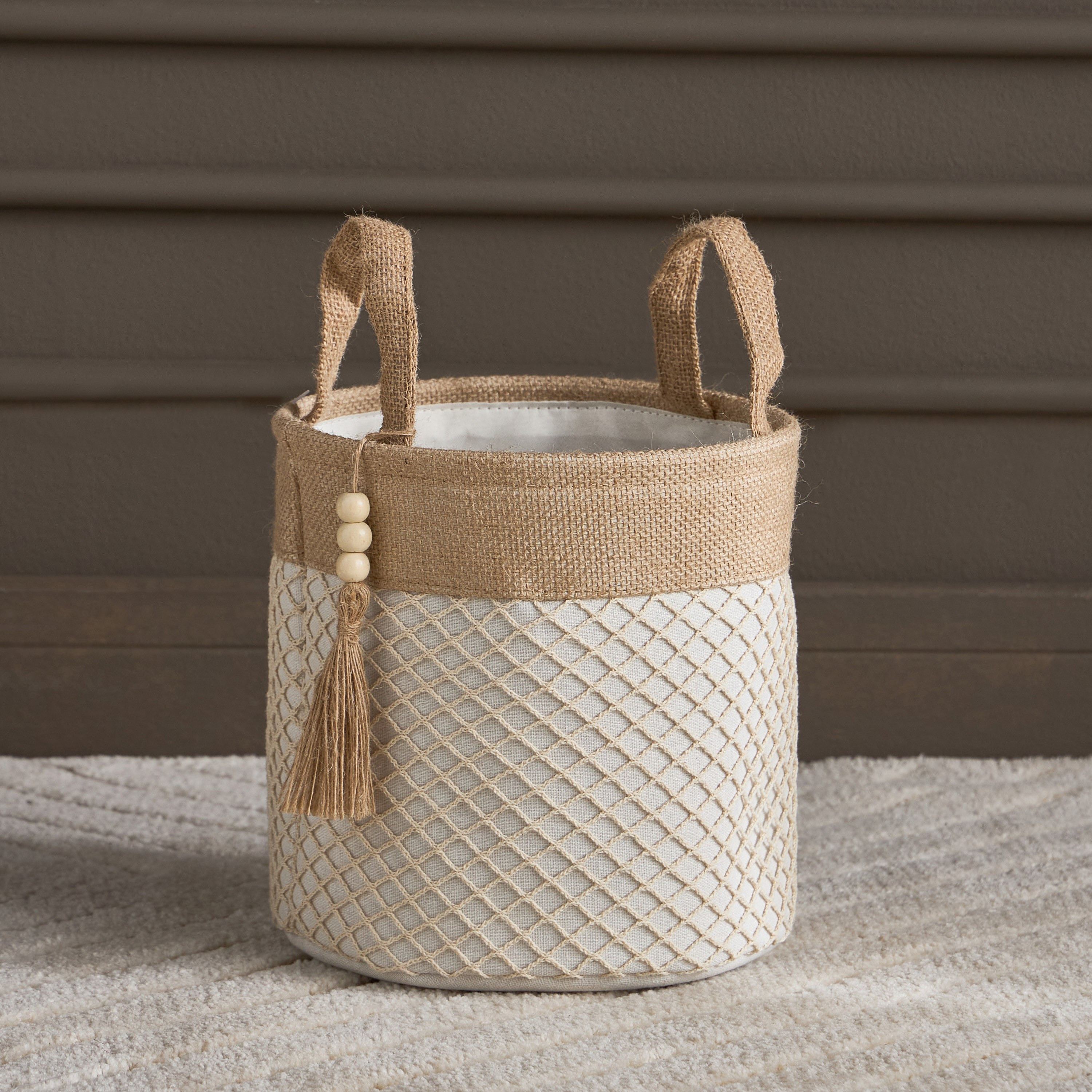 Pixie Storage Basket - 22x22x22 cm-household-storage-storagesolutions-storageboxesandbaskets-image-1