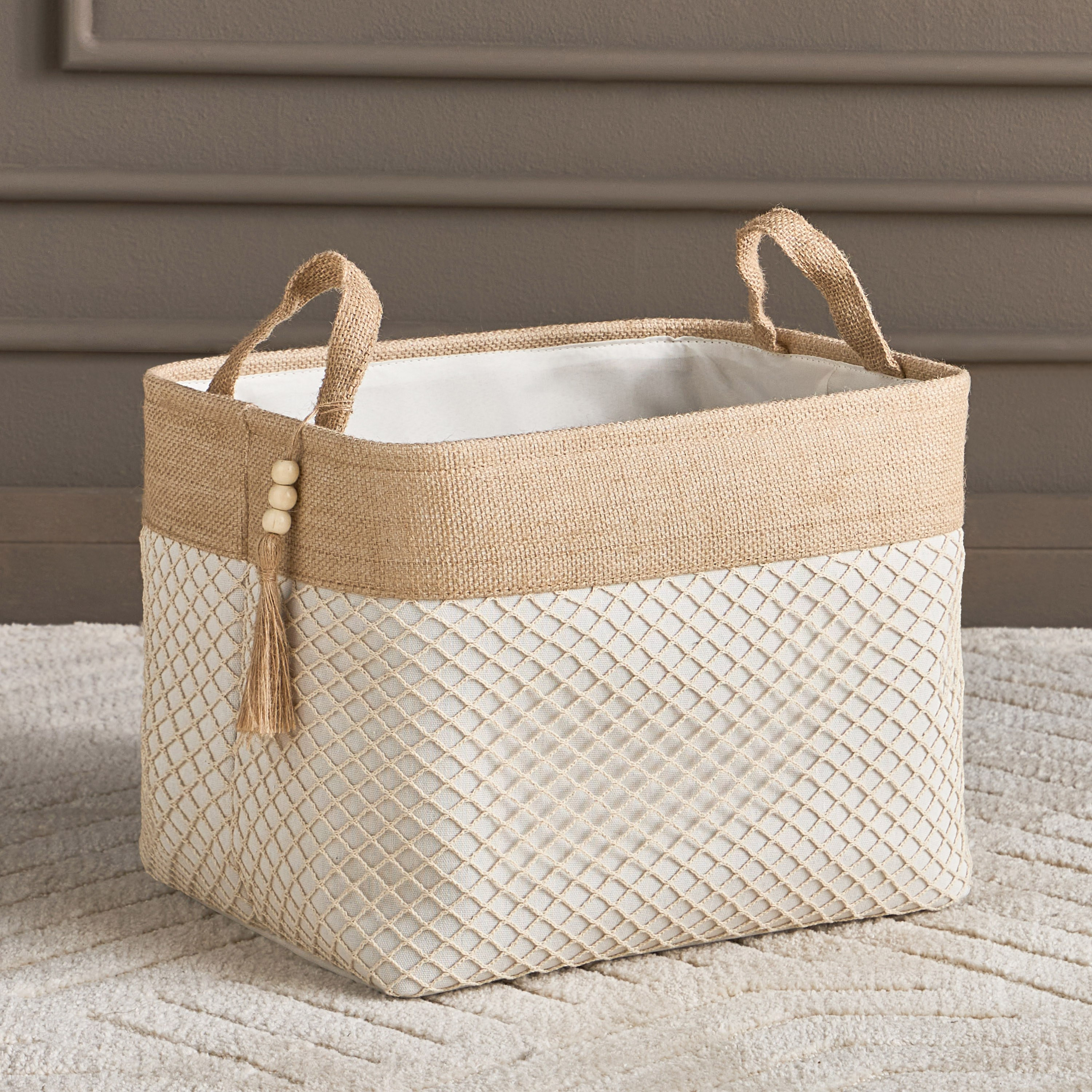 Pixie Storage Basket - 37x27x28 cm-household-storage-storagesolutions-storageboxesandbaskets-image-1