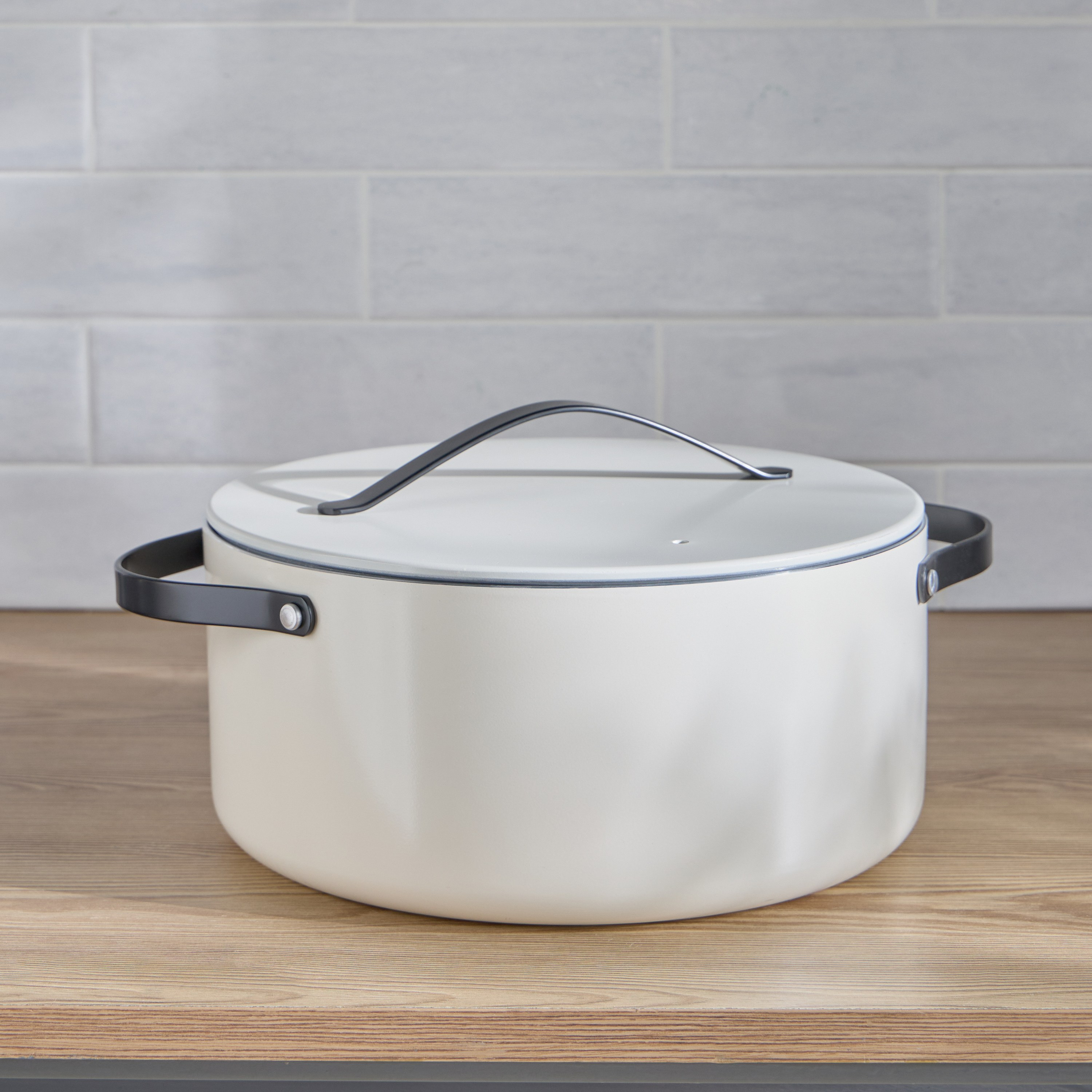 Pristine Aluminium Non-Stick Casserole - 28 cm-household-kitchen-cookware-potsandpans-image-1