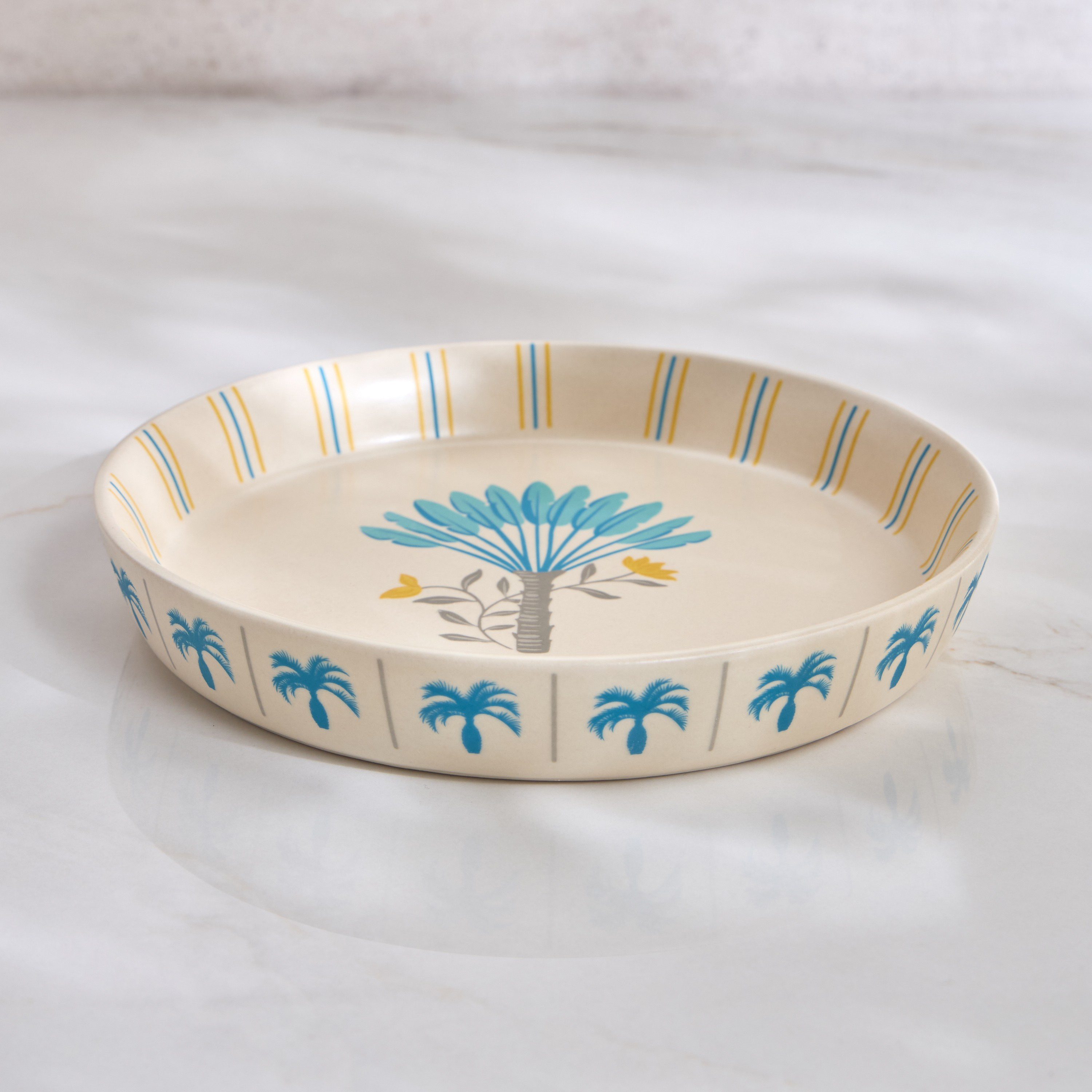 صحن تقديم حجر جيري - بدوين - 20 سم-household-dining-dinnerware-plates-image-2