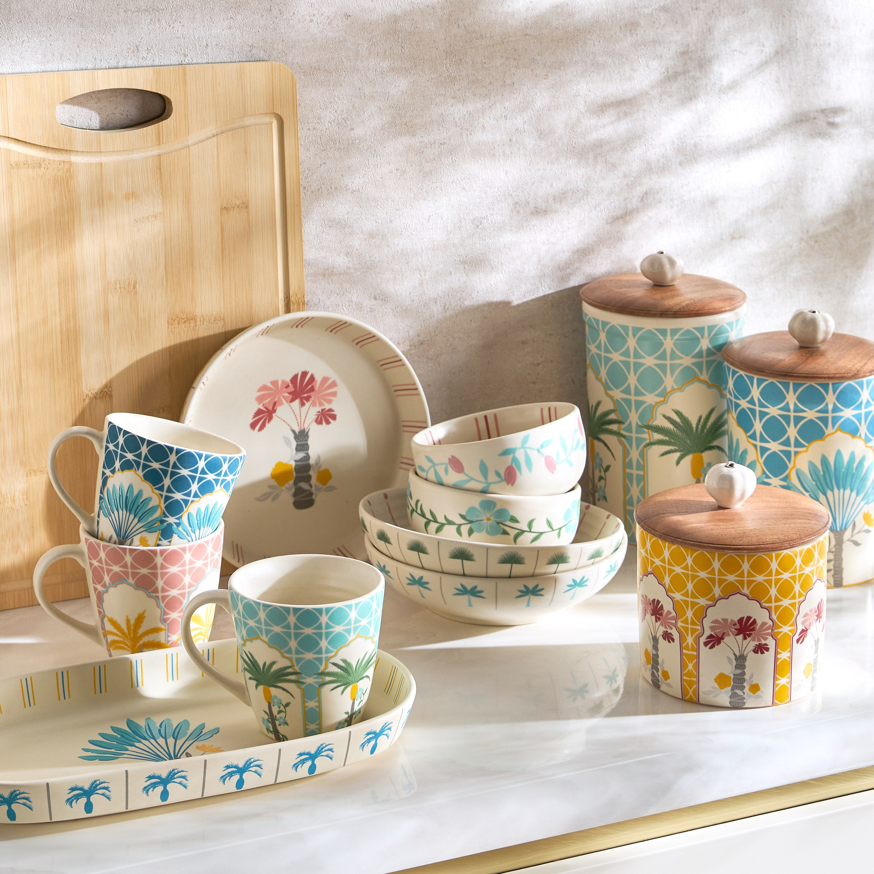 صحن تقديم حجر جيري - بدوين - 20 سم-household-dining-dinnerware-plates-image-4