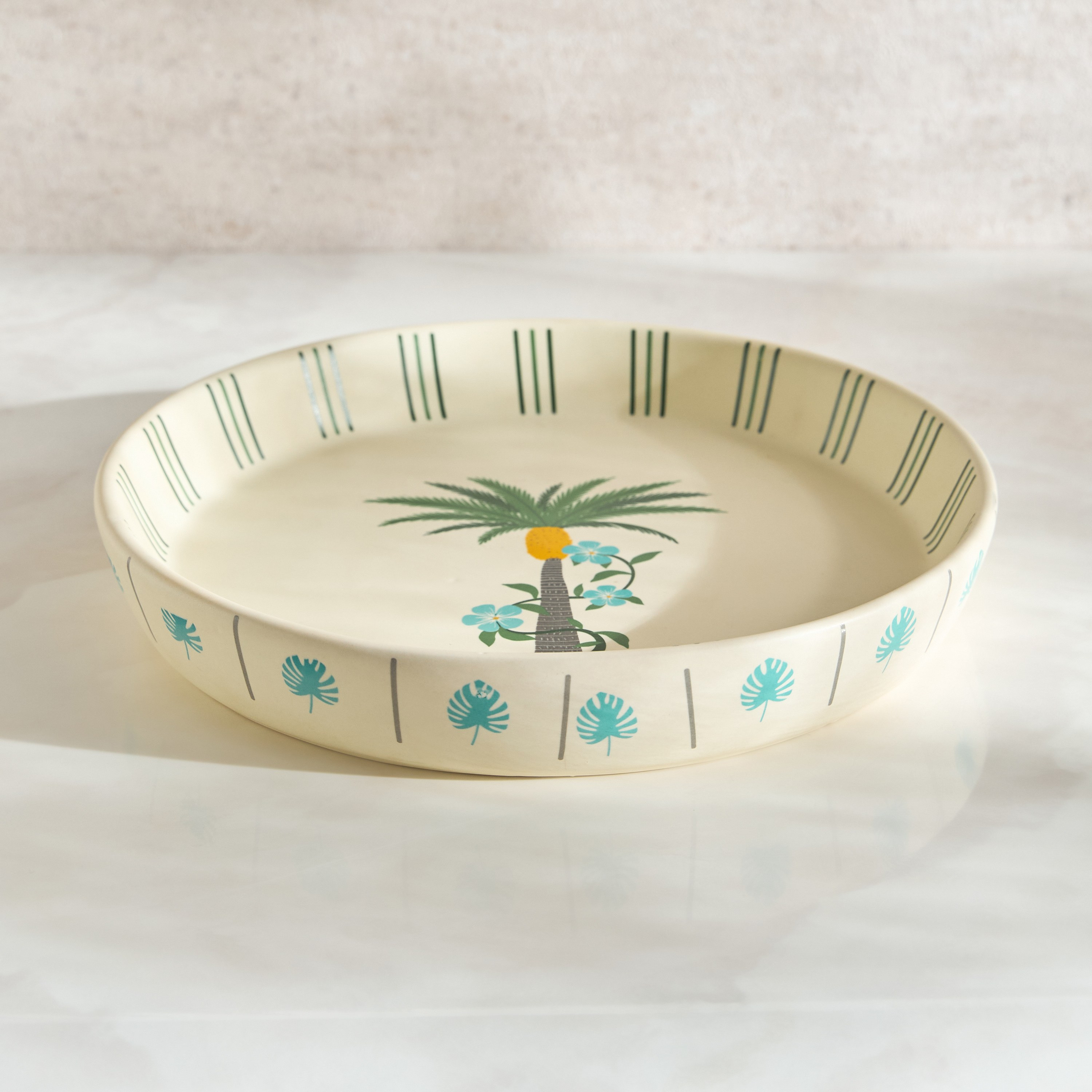 Bedouin Stoneware Serving Plate - 20 cm-household-dining-dinnerware-plates-image-3