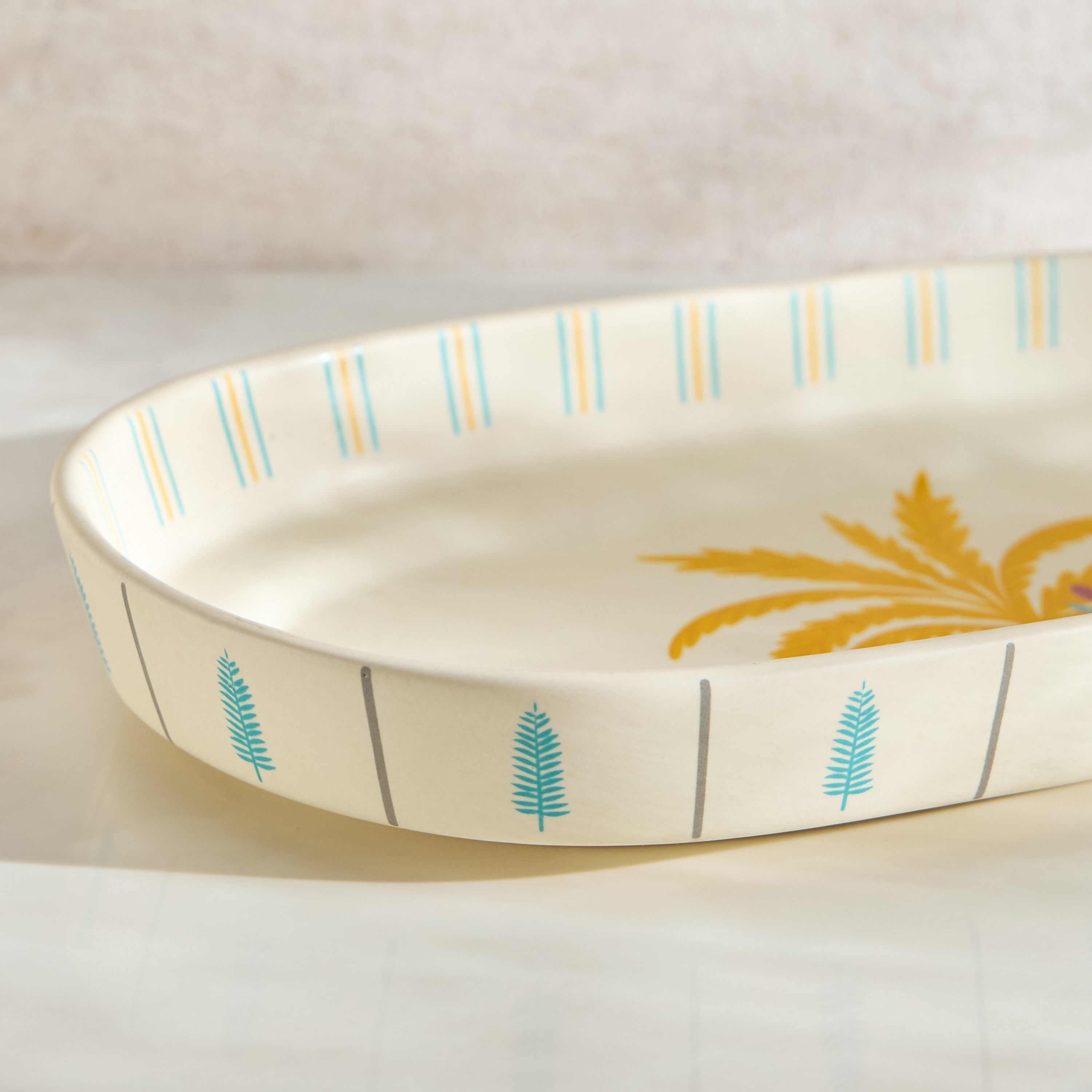 صحن تقديم خزف - بدوين-household-dining-dinnerware-plates-image-3