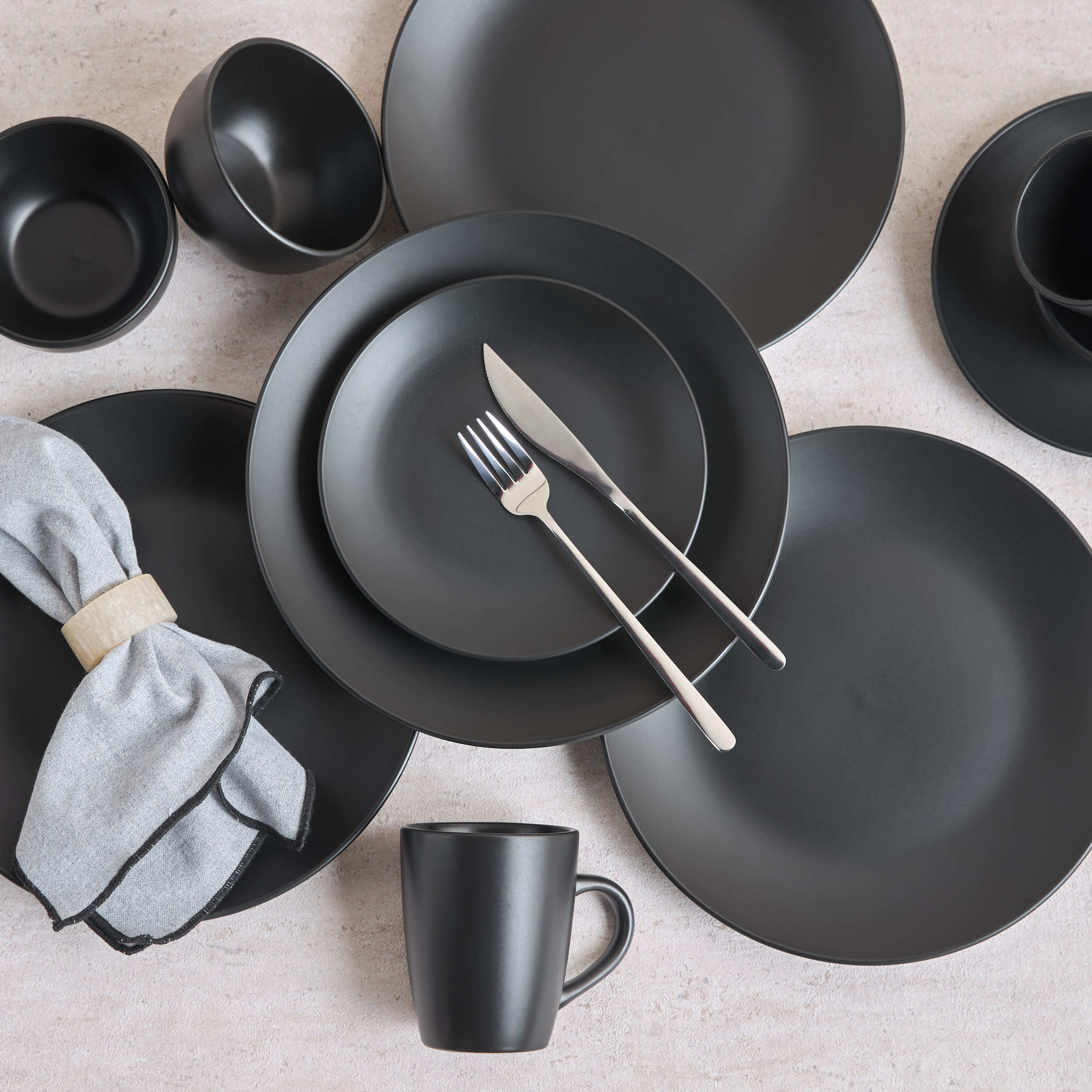 Boris 16-Piece Ceramic Dinner Set - Serves 4-household-dining-dinnerware-dinnersets-image-1