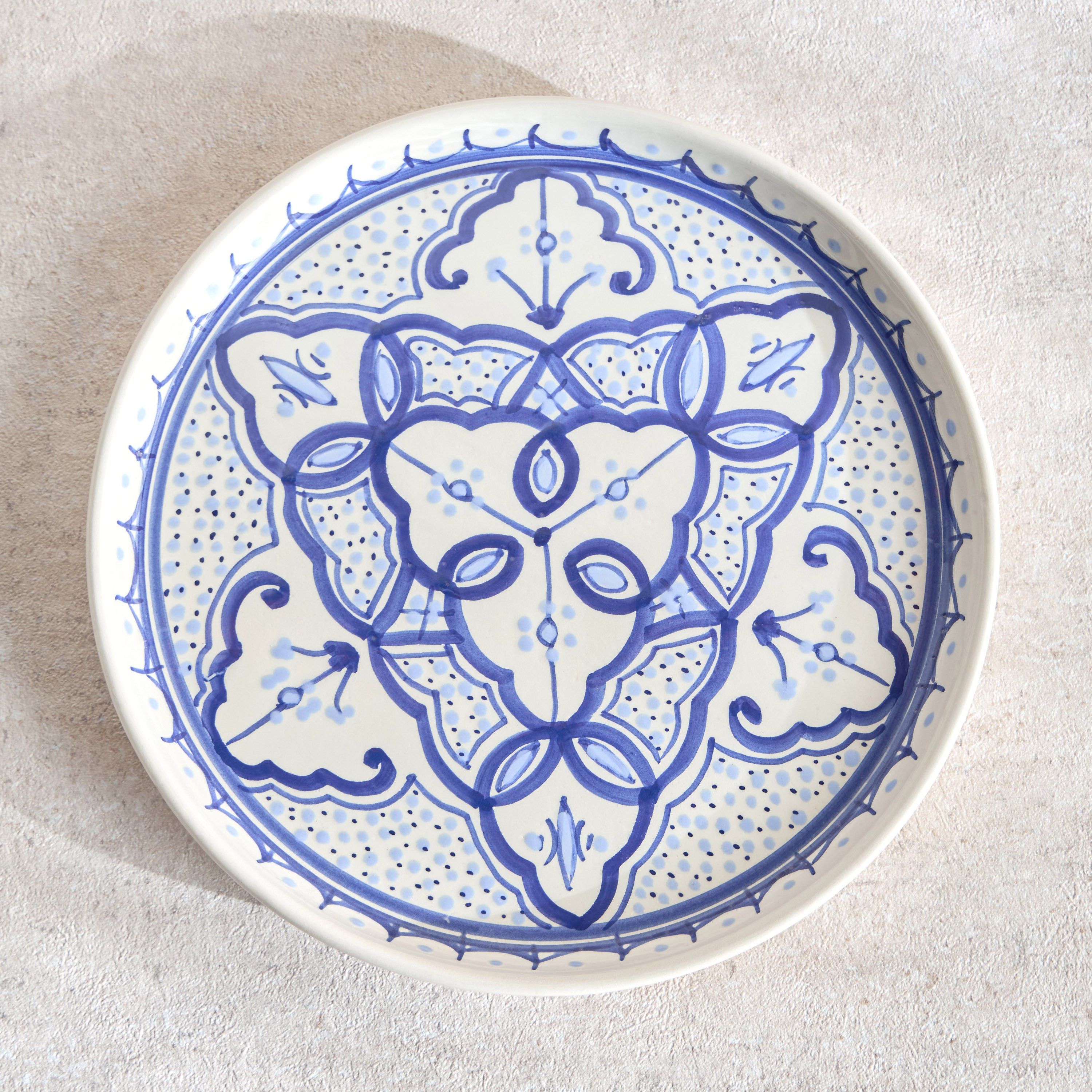 صحن جانبي خزف - ليال - 13 سم-household-dining-dinnerware-plates-image-1