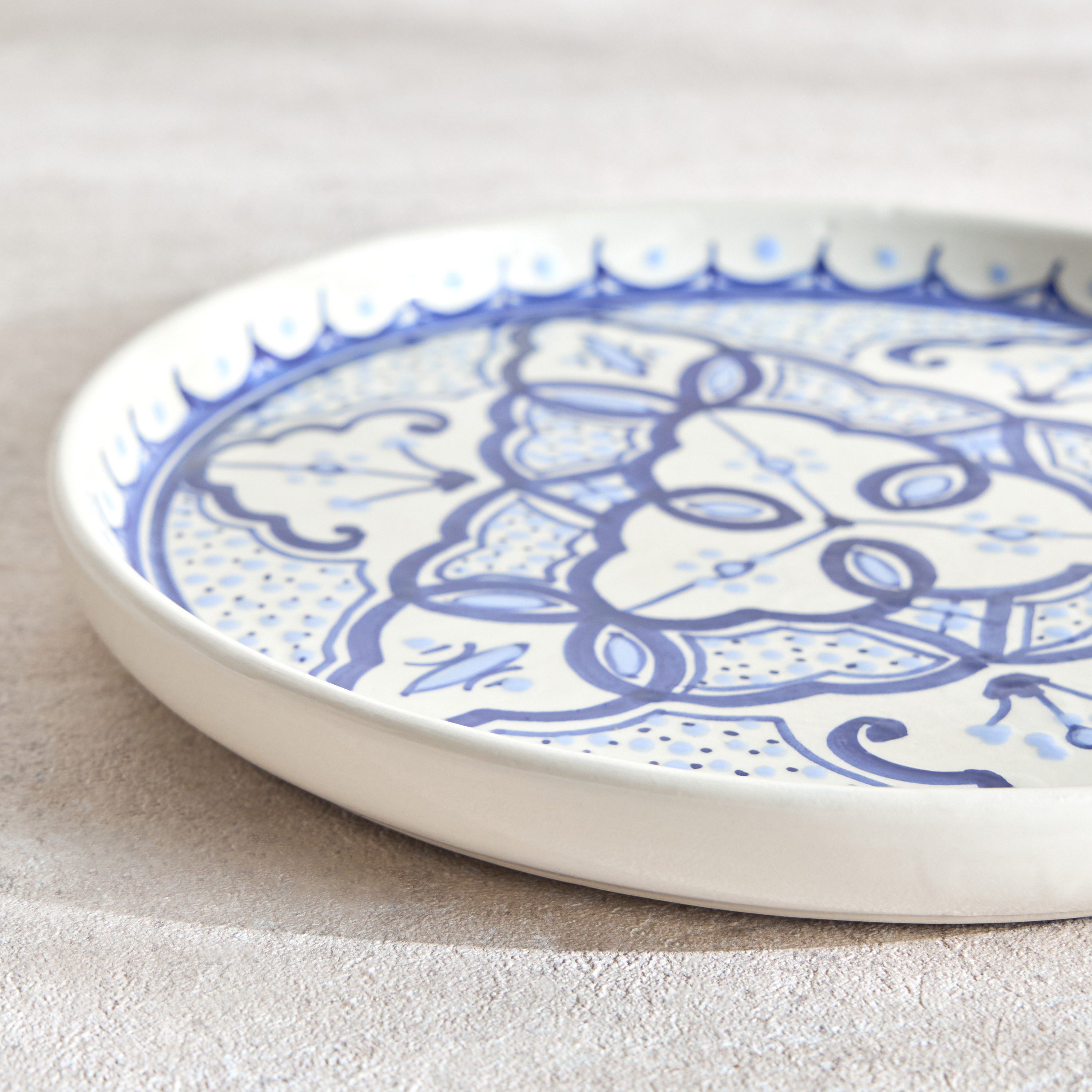 صحن جانبي خزف - ليال - 13 سم-household-dining-dinnerware-plates-image-2