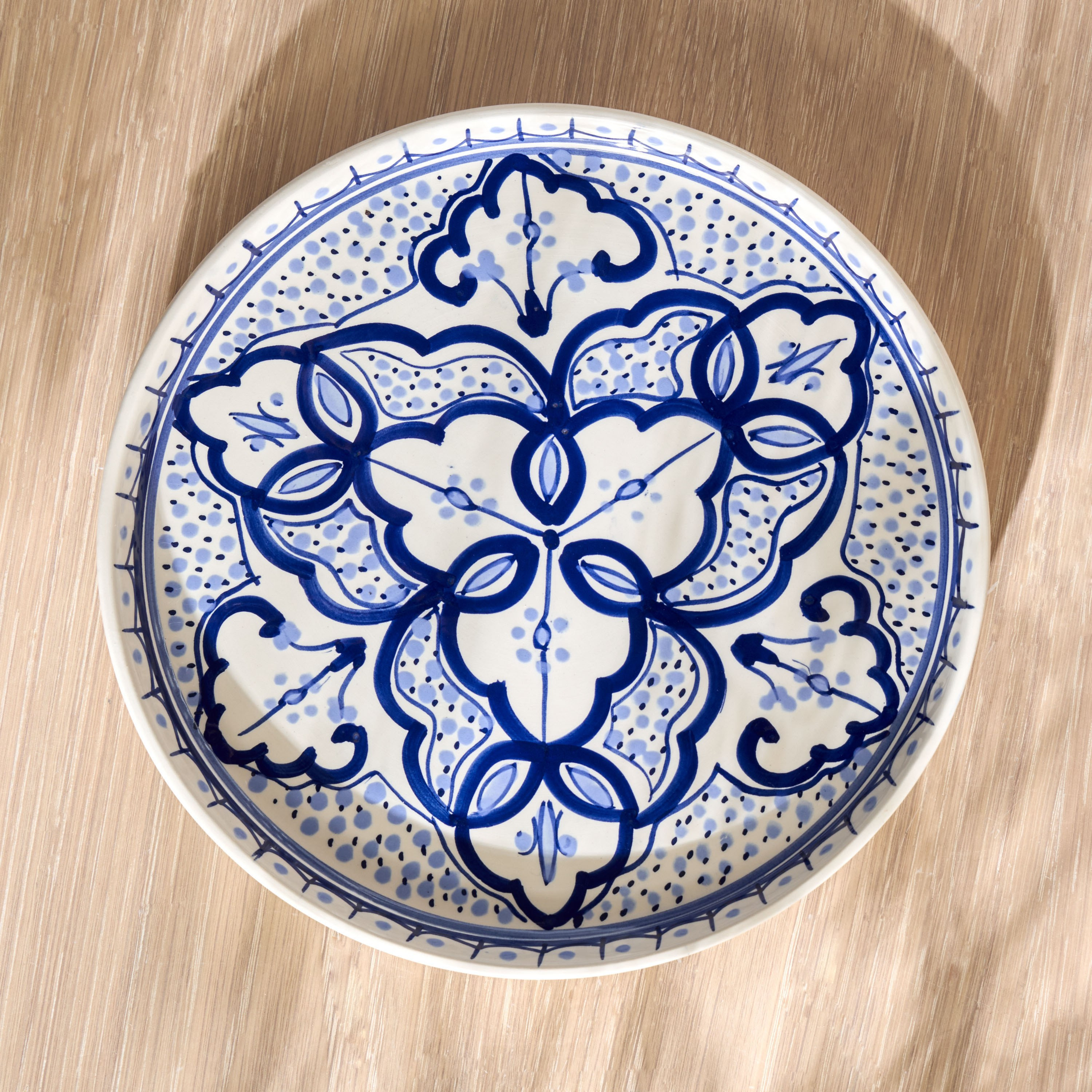 صحن جانبي من الخزف الصيني - ليال - 22 سم-household-dining-dinnerware-plates-image-1