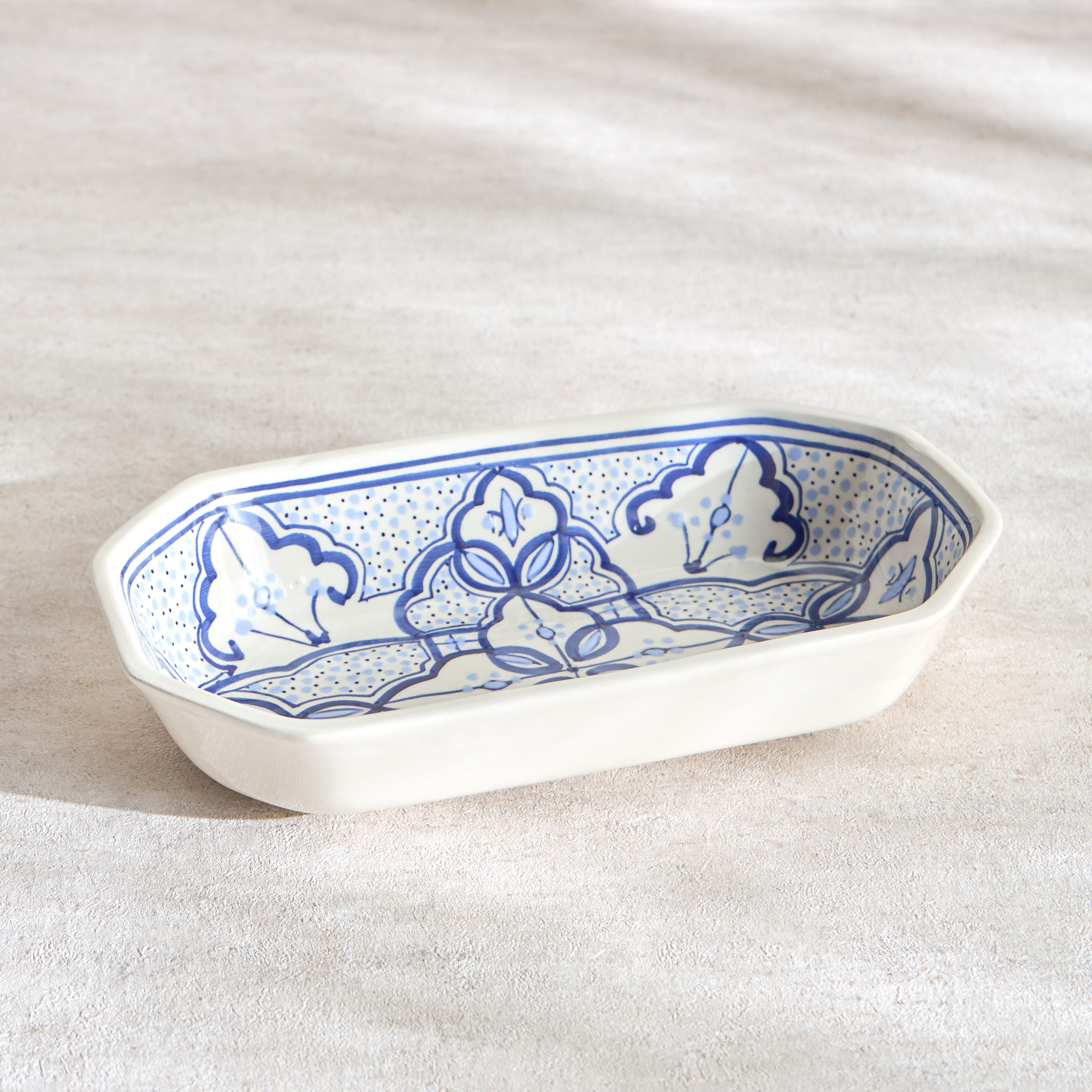 Layal Stoneware Serving Platter