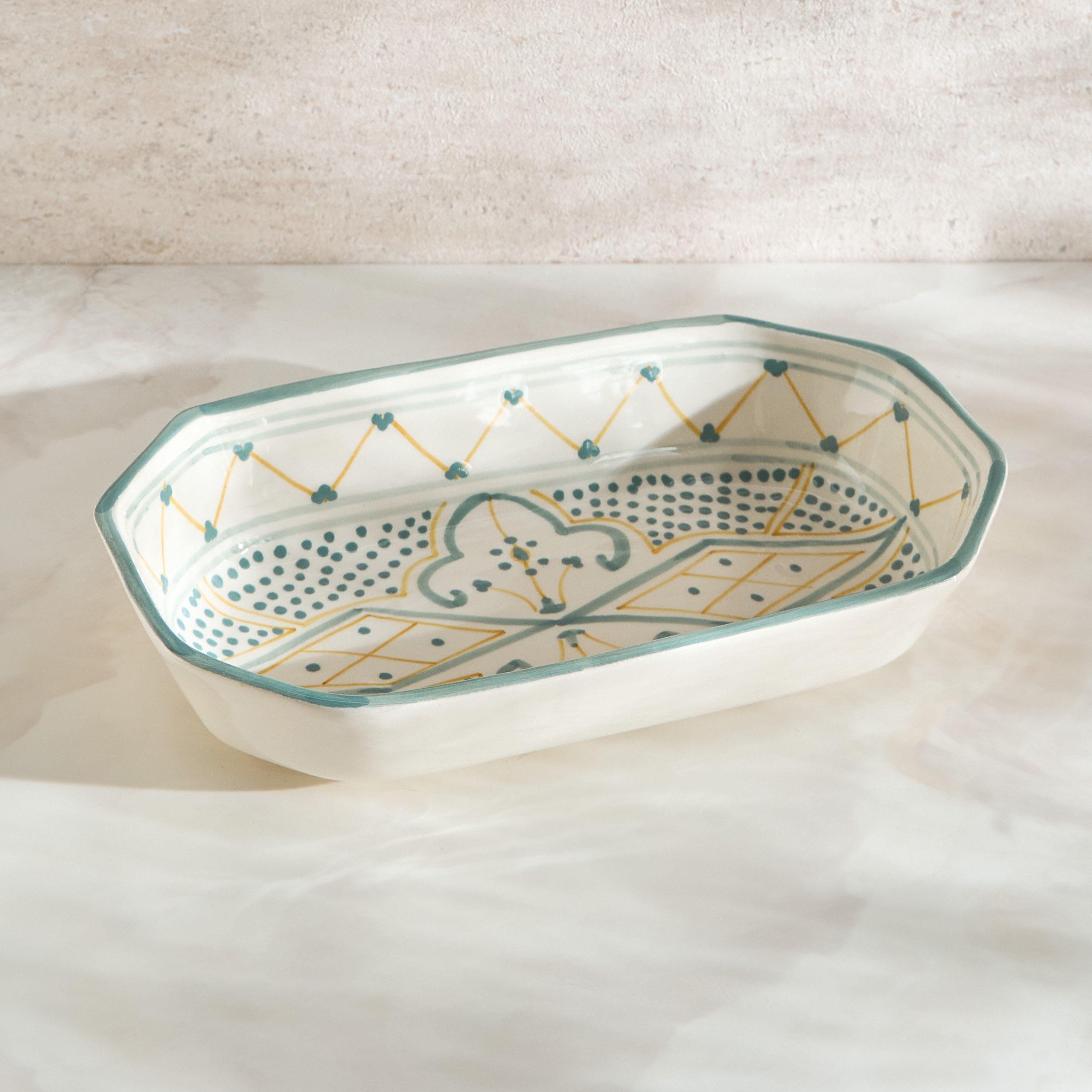 صحن تقديم من الخزف الحجري - شمس-household-dining-serveware-servingplatters-image-1