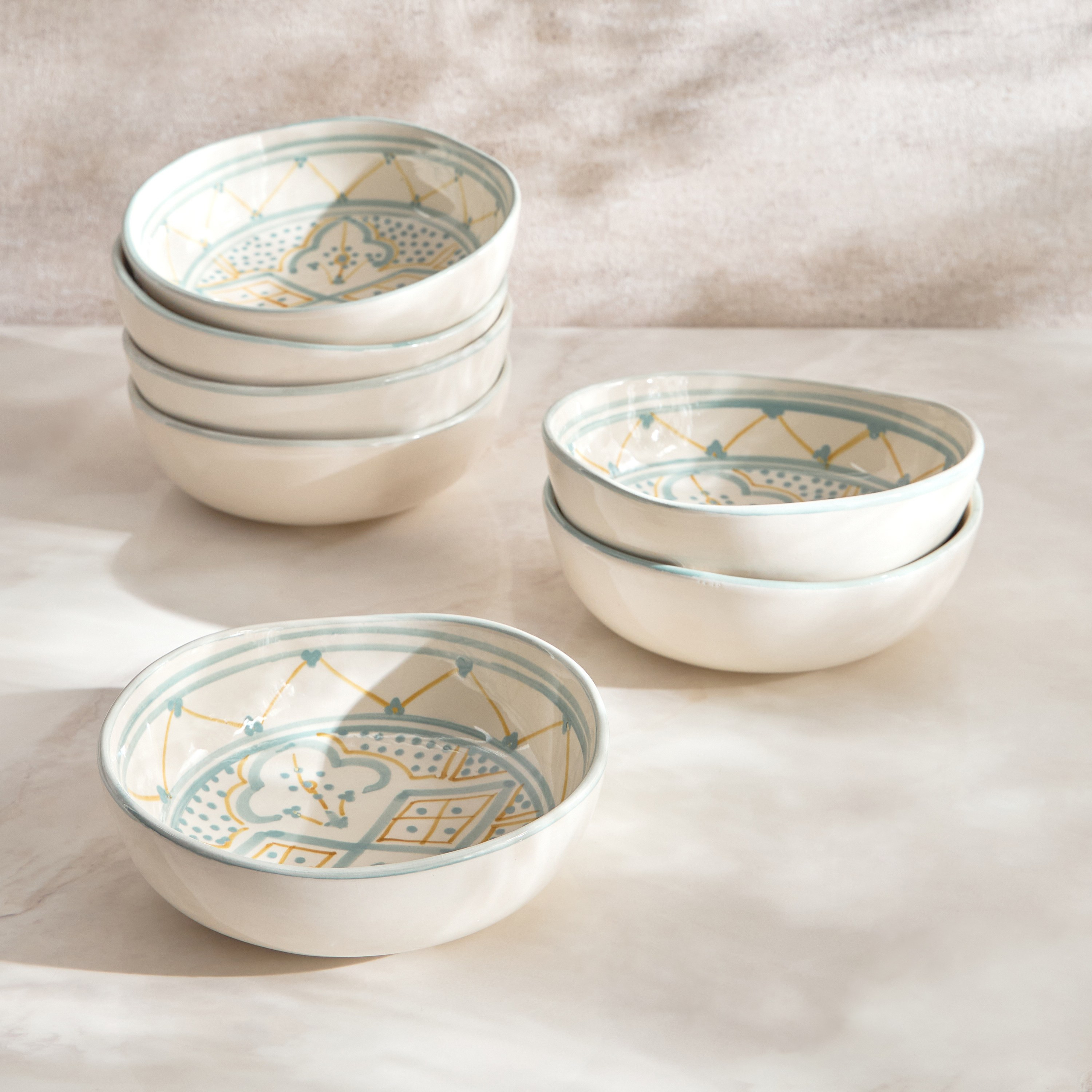 Shams Stoneware Cereal Bowl - 15 cm-household-dining-dinnerware-bowls-image-1