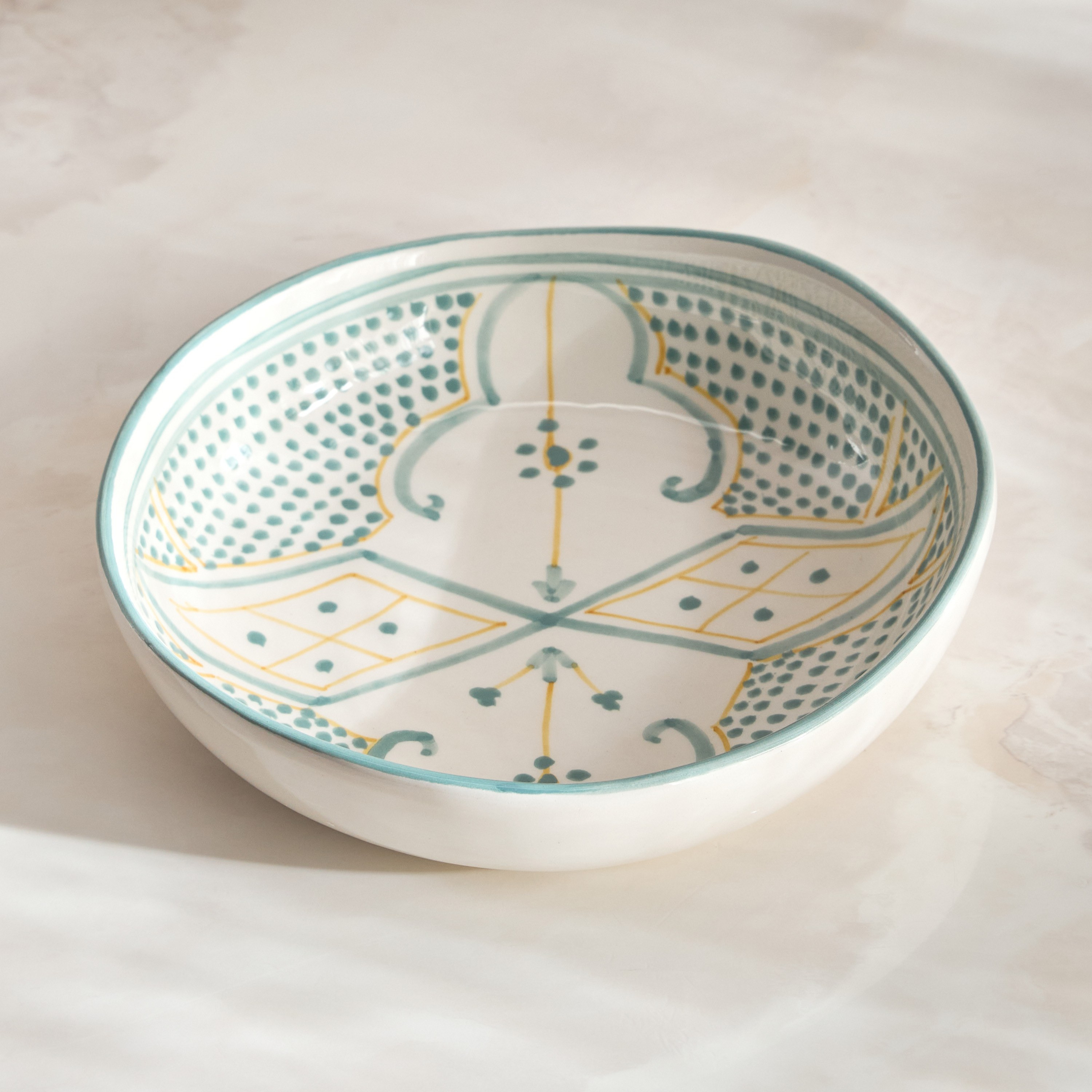 Shams Stoneware Pasta Plate - 20 cm-household-dining-dinnerware-plates-image-2