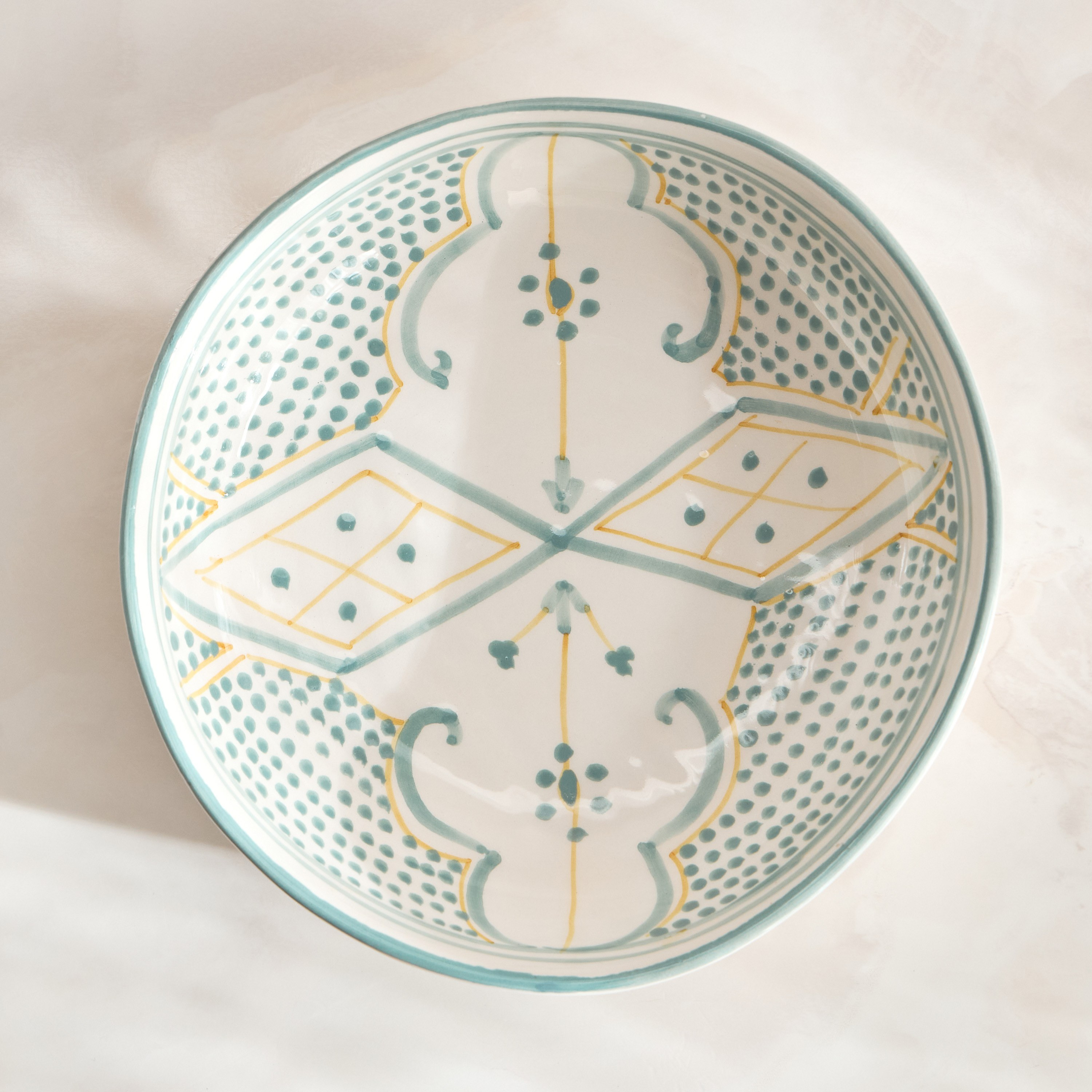 Shams Stoneware Pasta Plate - 20 cm-household-dining-dinnerware-plates-image-3