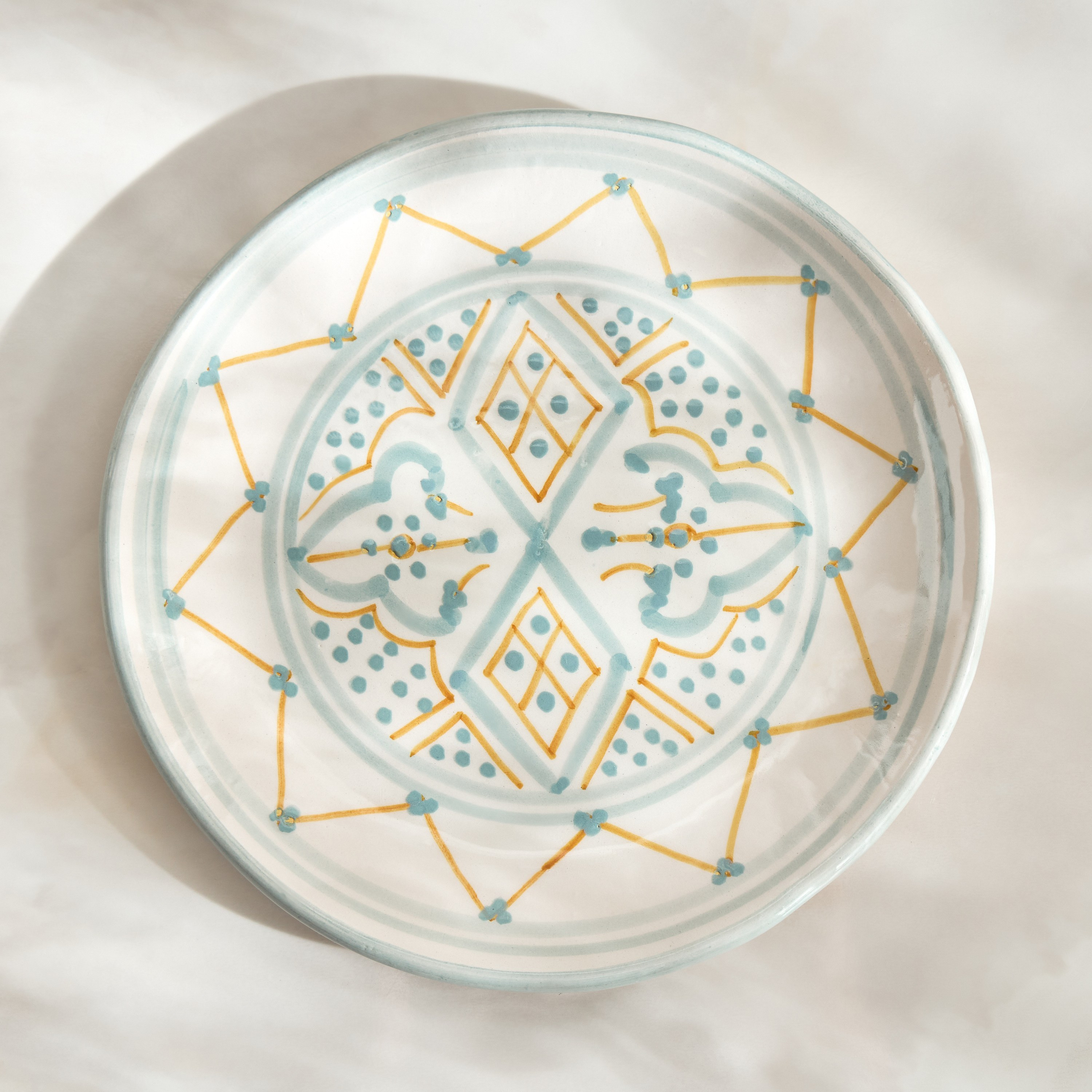 طبق جانبي من الحجر - شمس - 17 سم-household-dining-dinnerware-plates-image-2