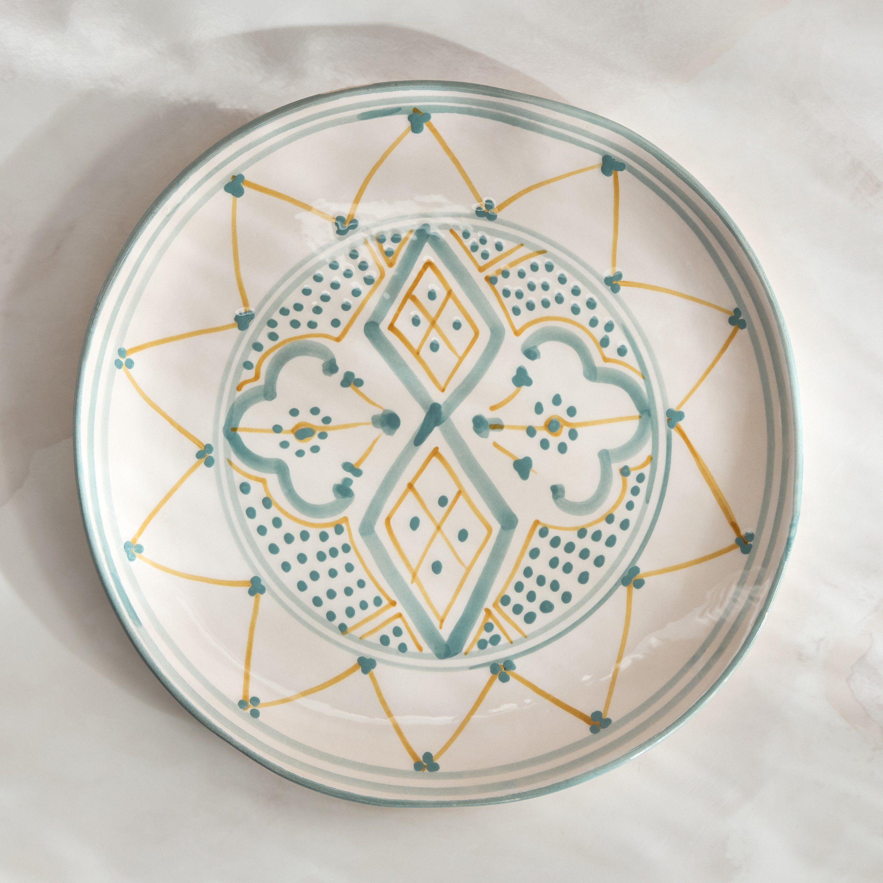 Shams Stoneware Side Plate - 22 cm-household-dining-dinnerware-plates-image-1