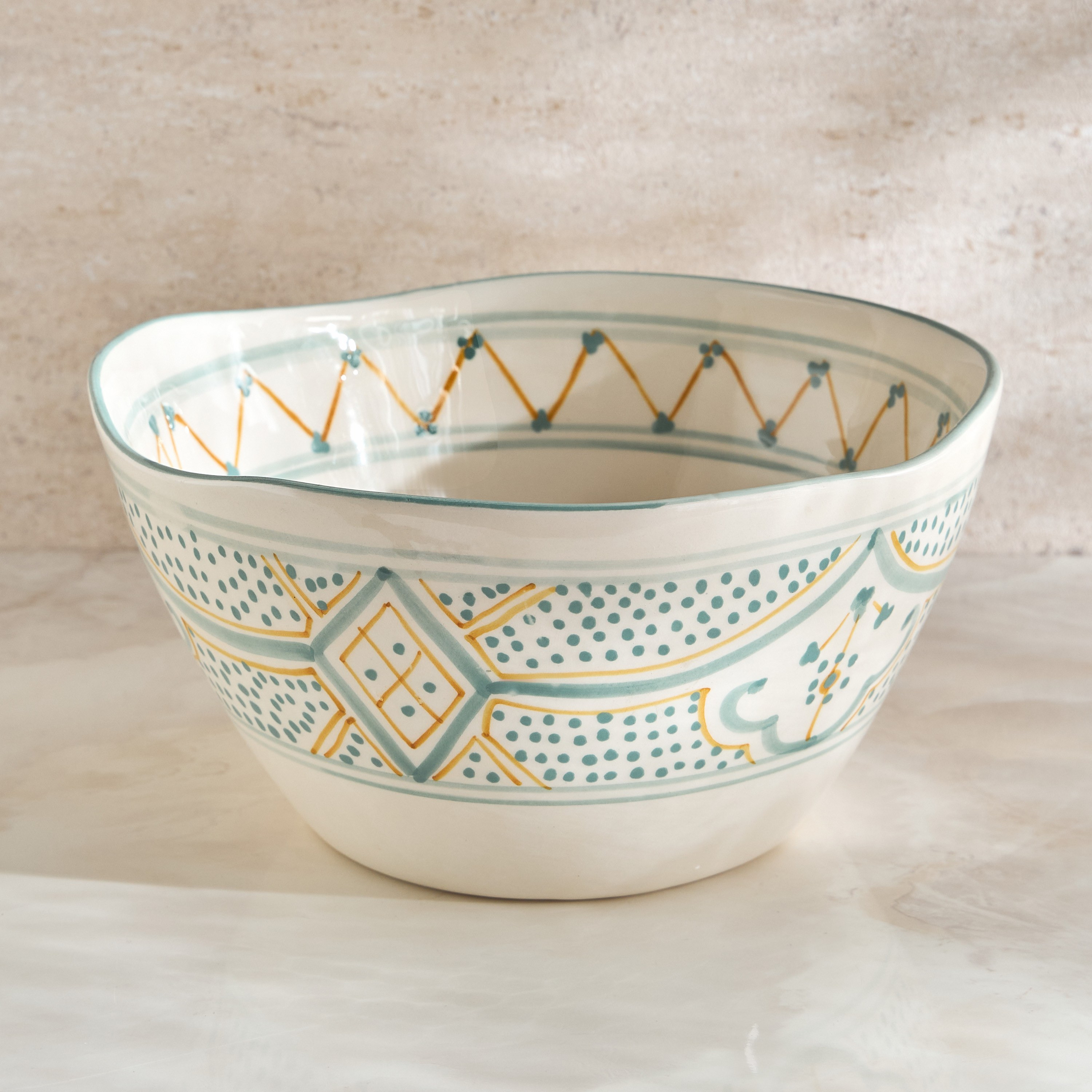 وعاء تقديم خزف حجري - شمس - 25 سم-household-dining-dinnerware-bowls-image-1