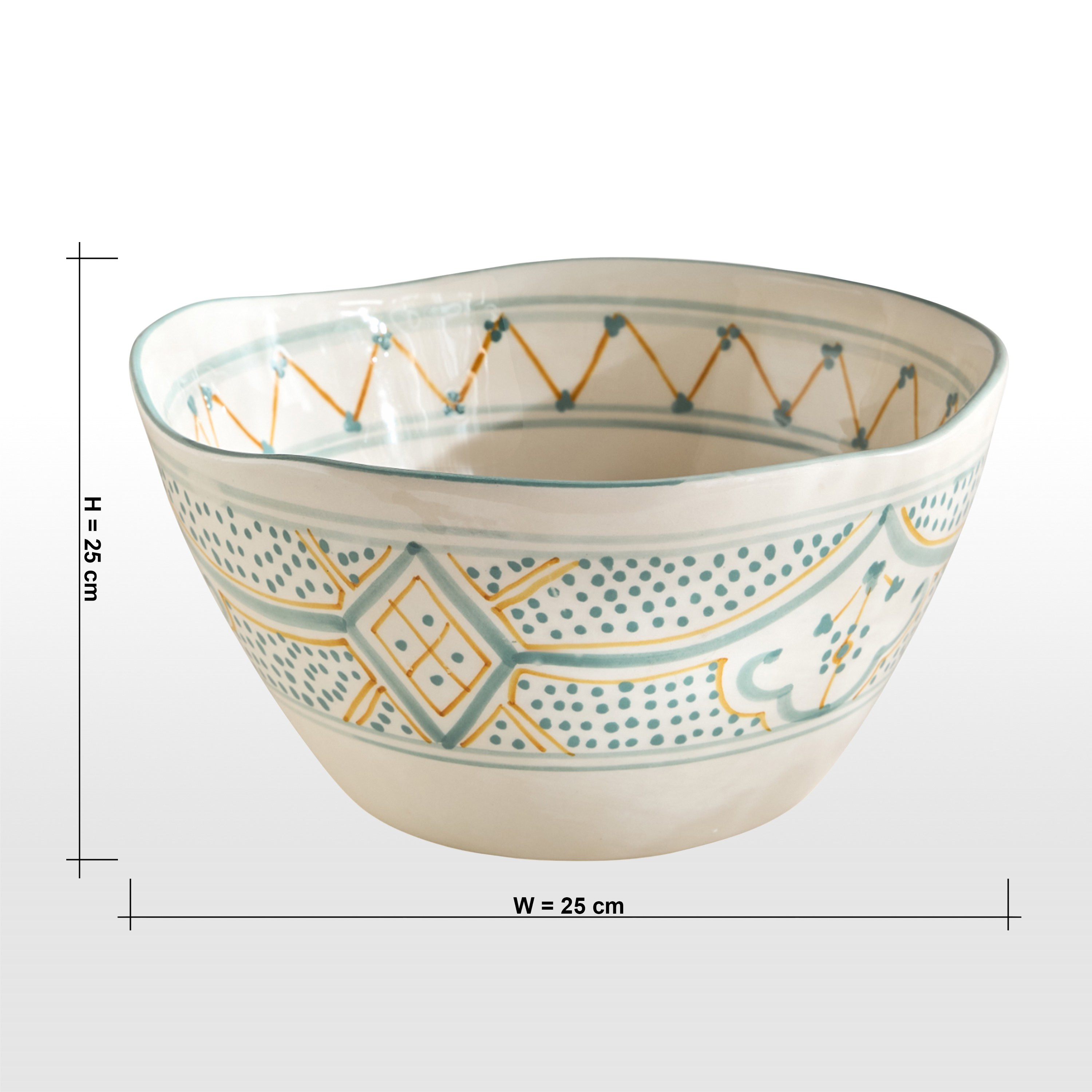 وعاء تقديم خزف حجري - شمس - 25 سم-household-dining-dinnerware-bowls-image-4
