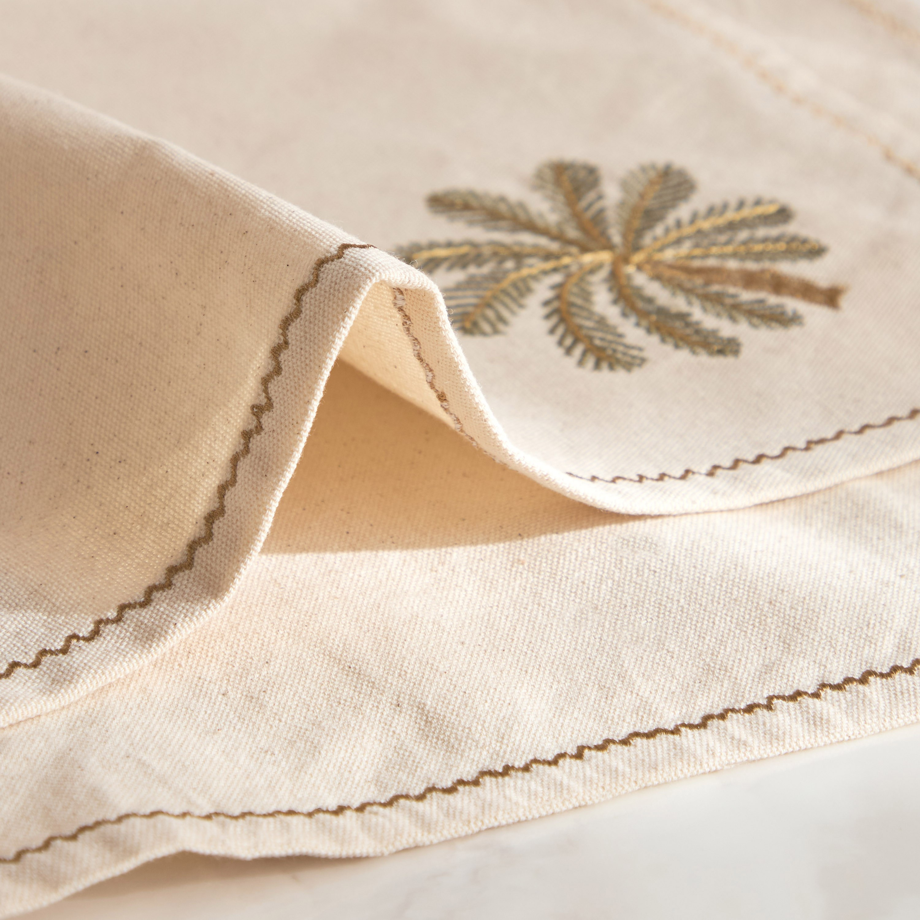 Bedouin Palm Table Napkin Set - 45x45 cm-household-dining-tablelinen-napkinsandaccessories-image-2