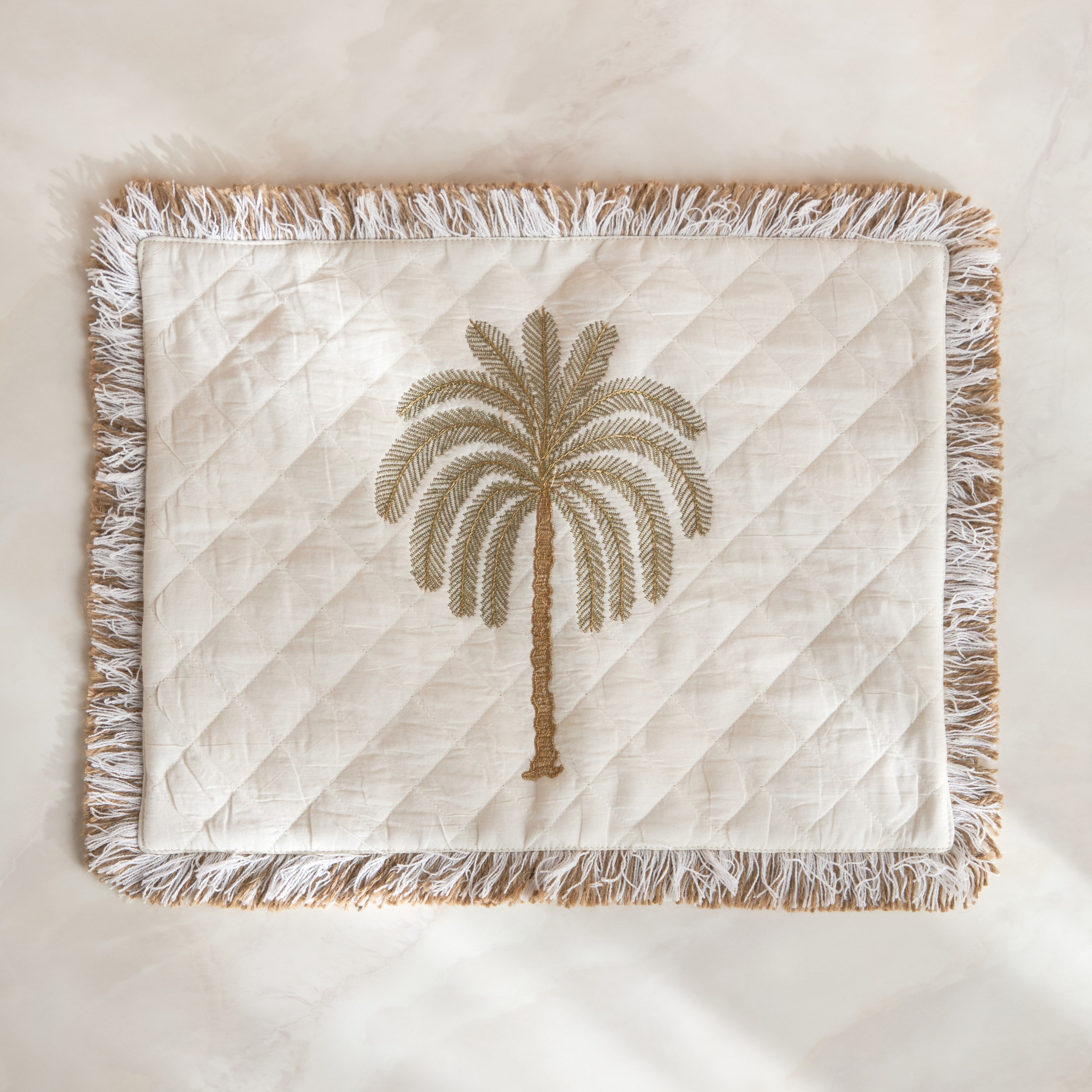 Bedouin Palm Quilted 1-Piece Placemat Set-household-dining-tablelinen-placemats-image-1
