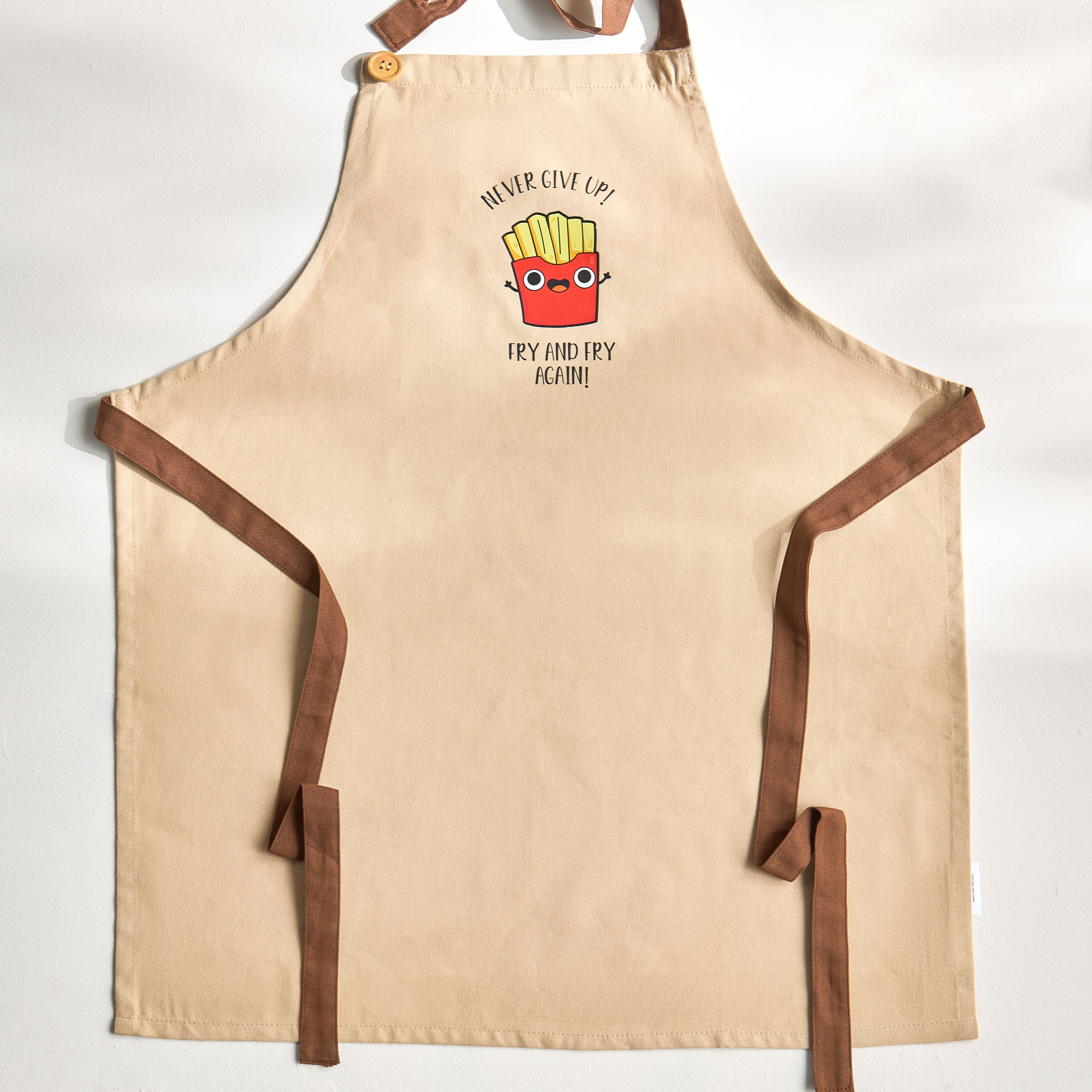 Food Pun Frey Apron - 70x60 cm-household-kitchen-kitchenlinen-apronsmittsandpotholders-image-1
