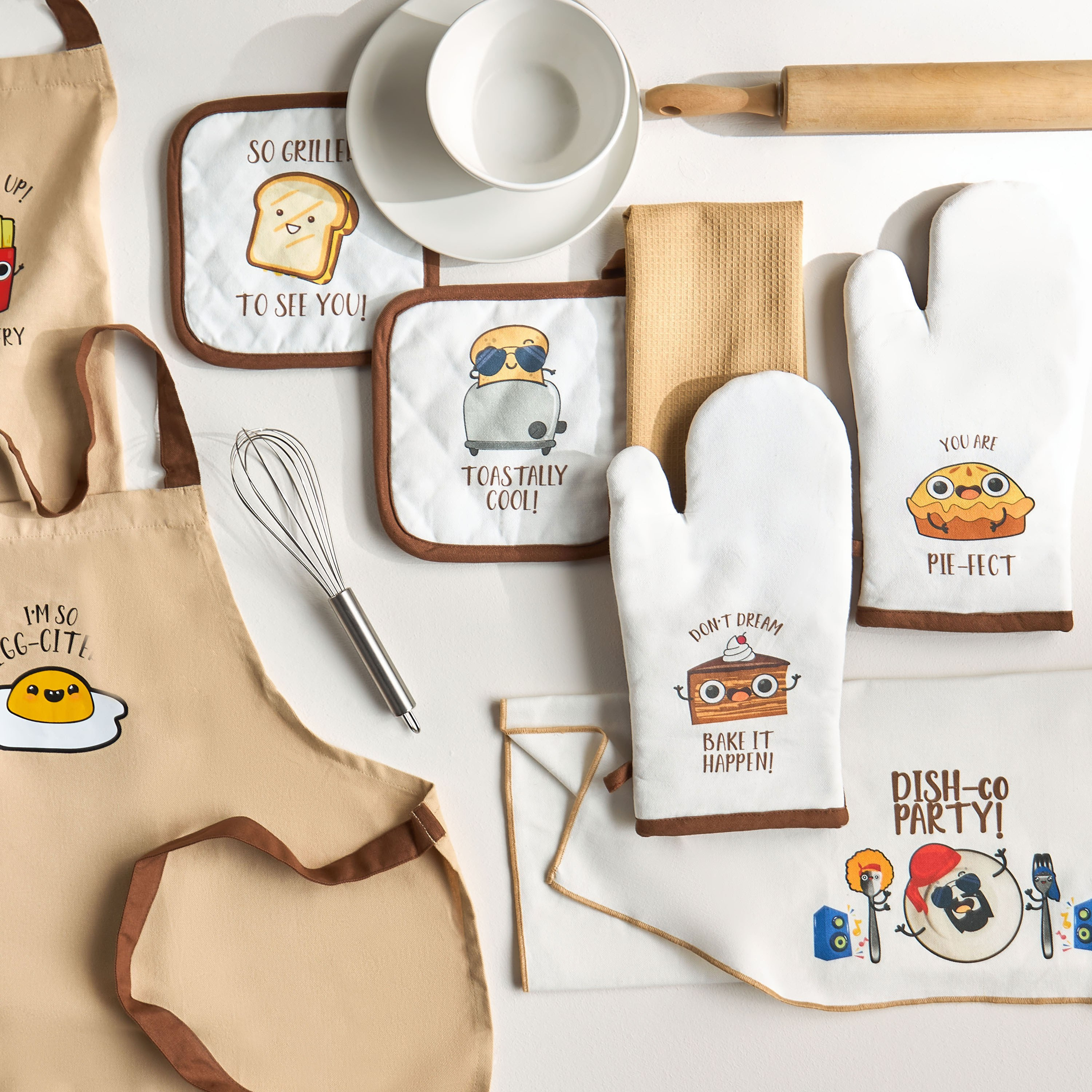 Food Pun 2-Piece Kitchen Towel Set - 65x45 cm-household-kitchen-kitchenlinen-kitchentowelsandlinen-image-4