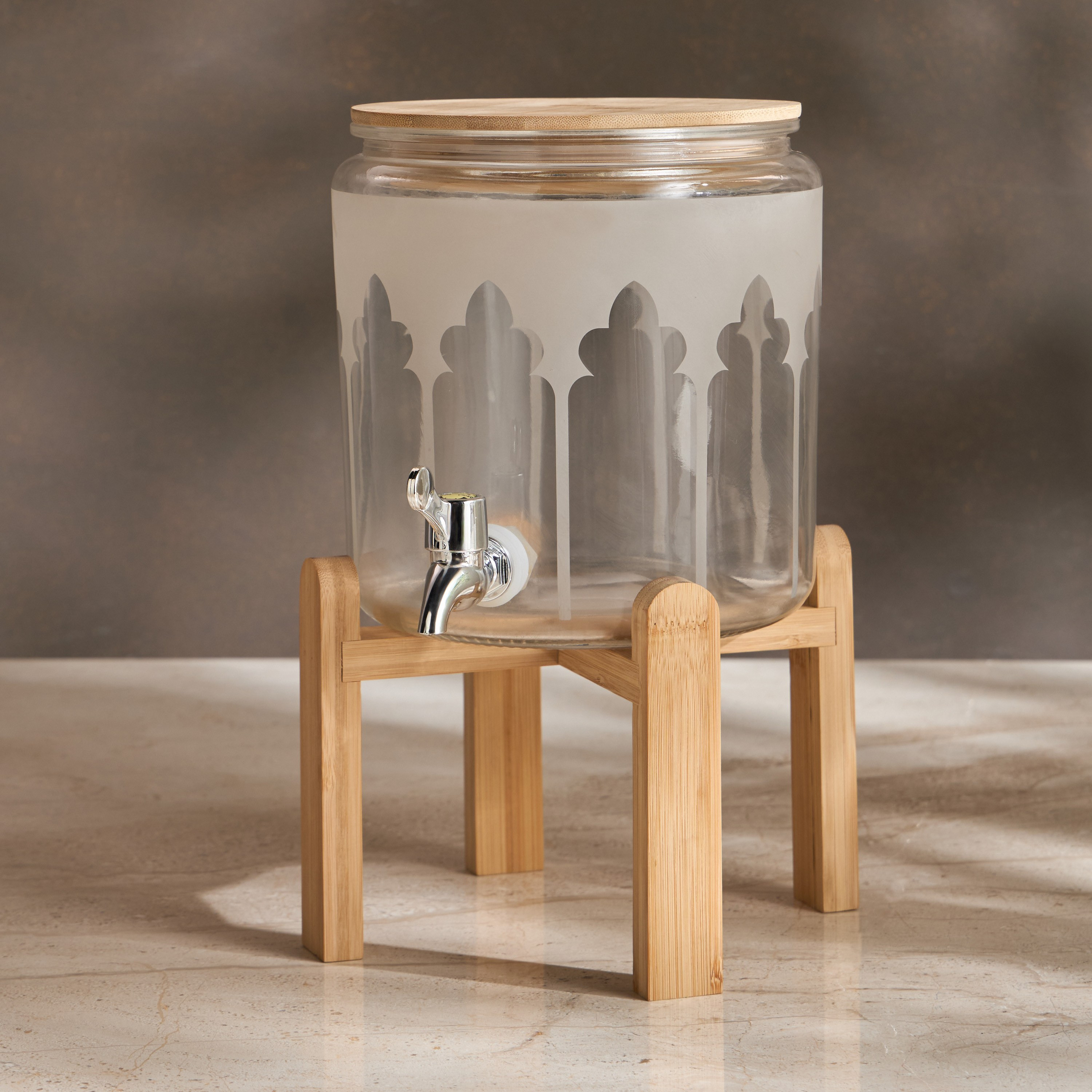 Fanous Glass Beverage Dispenser with Stand - 4L-household-dining-drinkserveware-dispensers-image-1