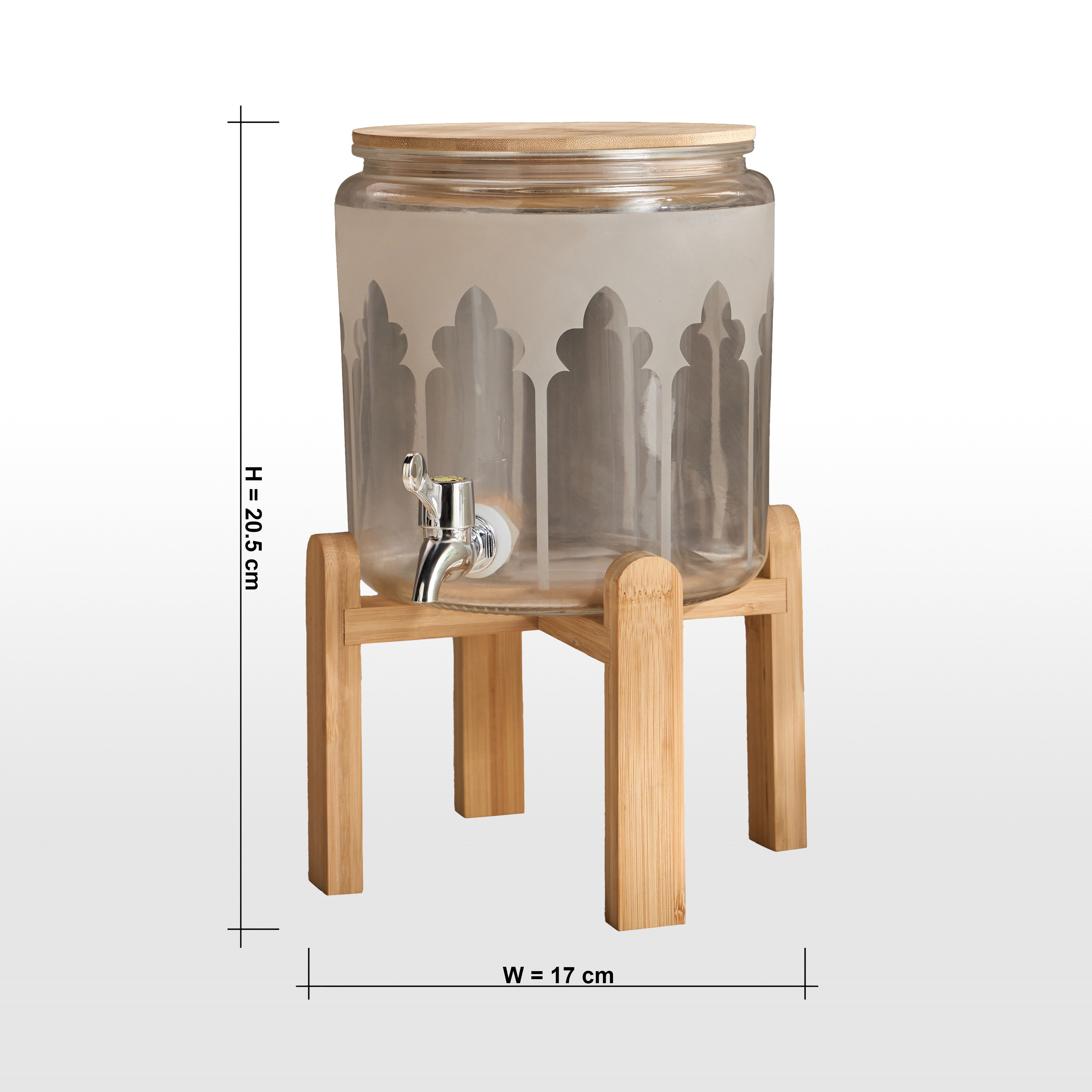 Fanous Glass Beverage Dispenser with Stand - 4L-household-dining-drinkserveware-dispensers-image-6