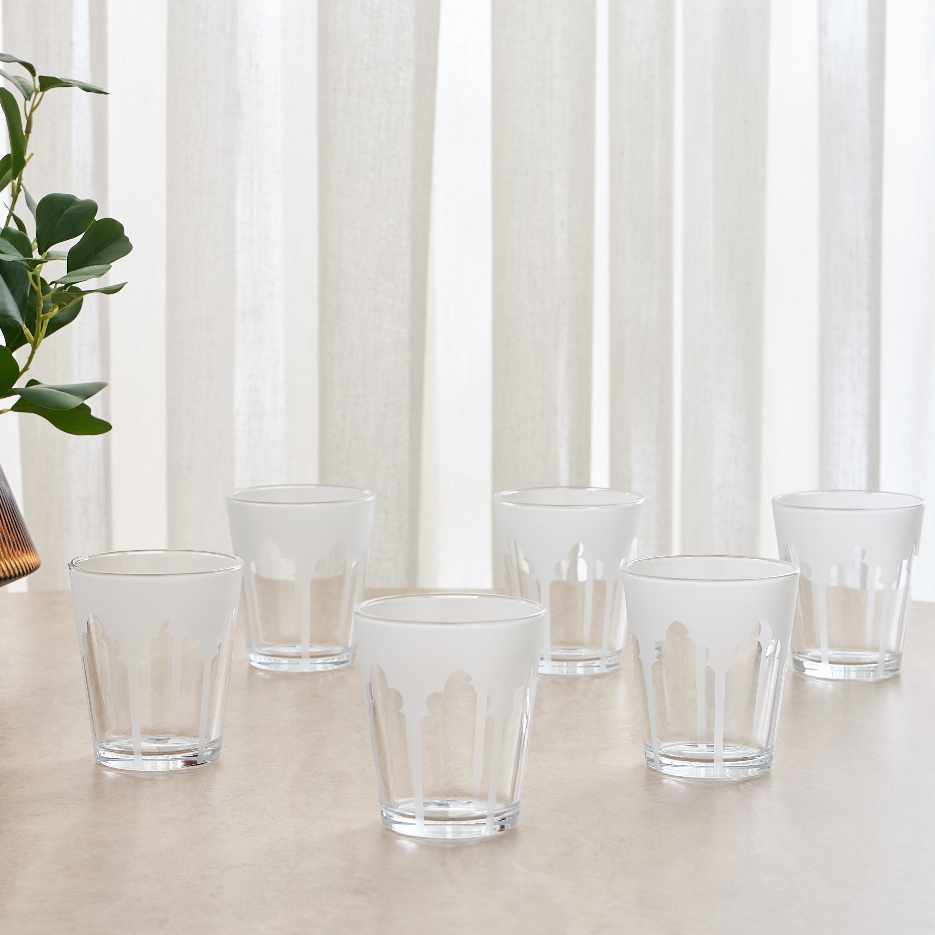Fanous 6-Piece DOF Glass Set - 330 ml-household-dining-glassware-drinkingglasses-image-2