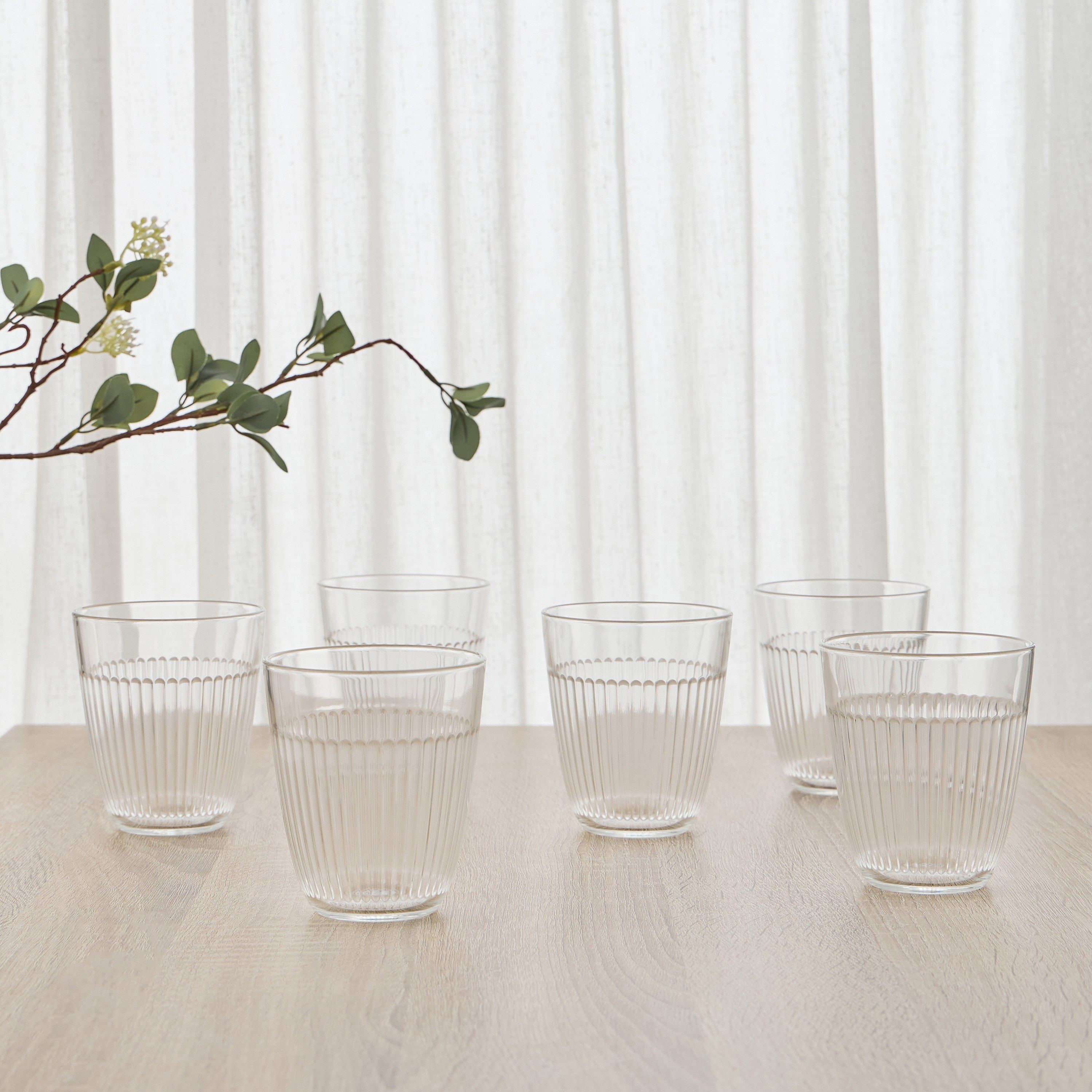 Ava 6-Piece DOF Glass Set - 310 ml-household-dining-glassware-drinkingglasses-image-1