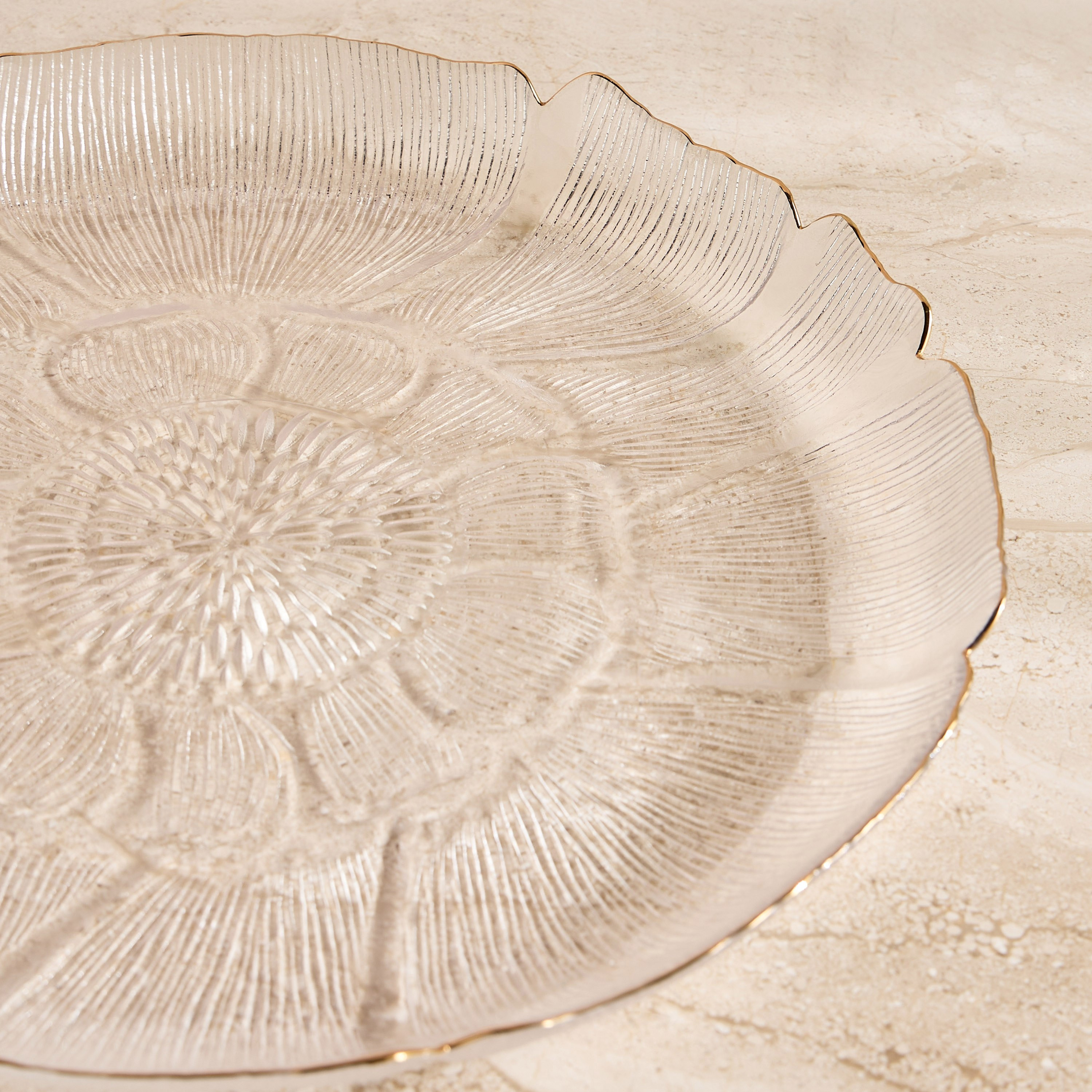 Kamala Soda Lime Glass Serving Platter - 35 cm-household-dining-serveware-servingplatters-image-3