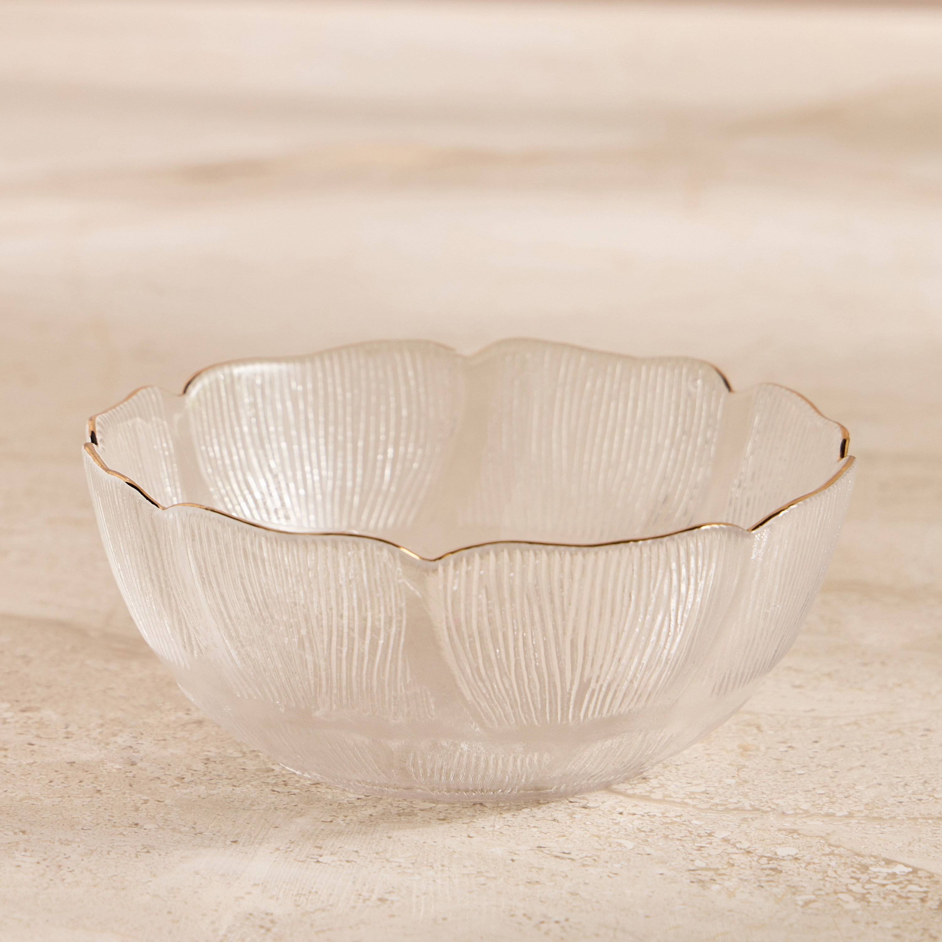 Kamala Soda Lime Glass Serving Bowl - 12 cm-household-dining-dinnerware-bowls-image-1