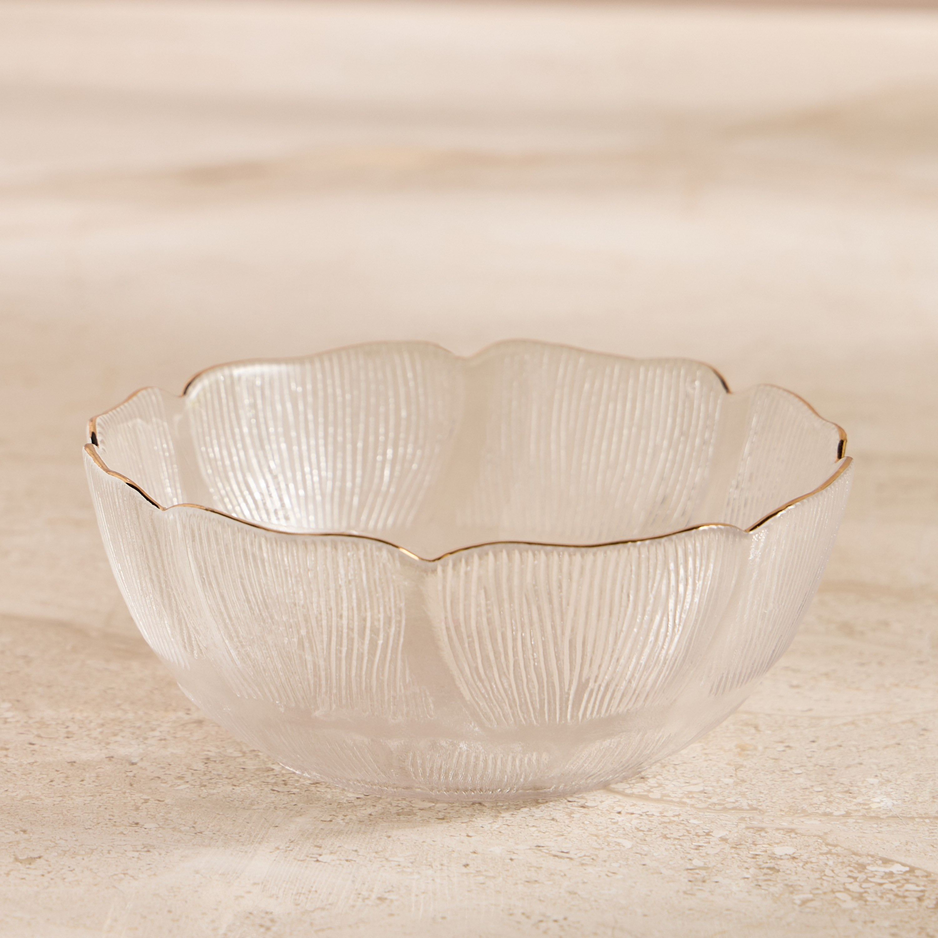 Kamala Soda Lime Glass Serving Bowl - 15 cm-household-dining-dinnerware-bowls-image-1