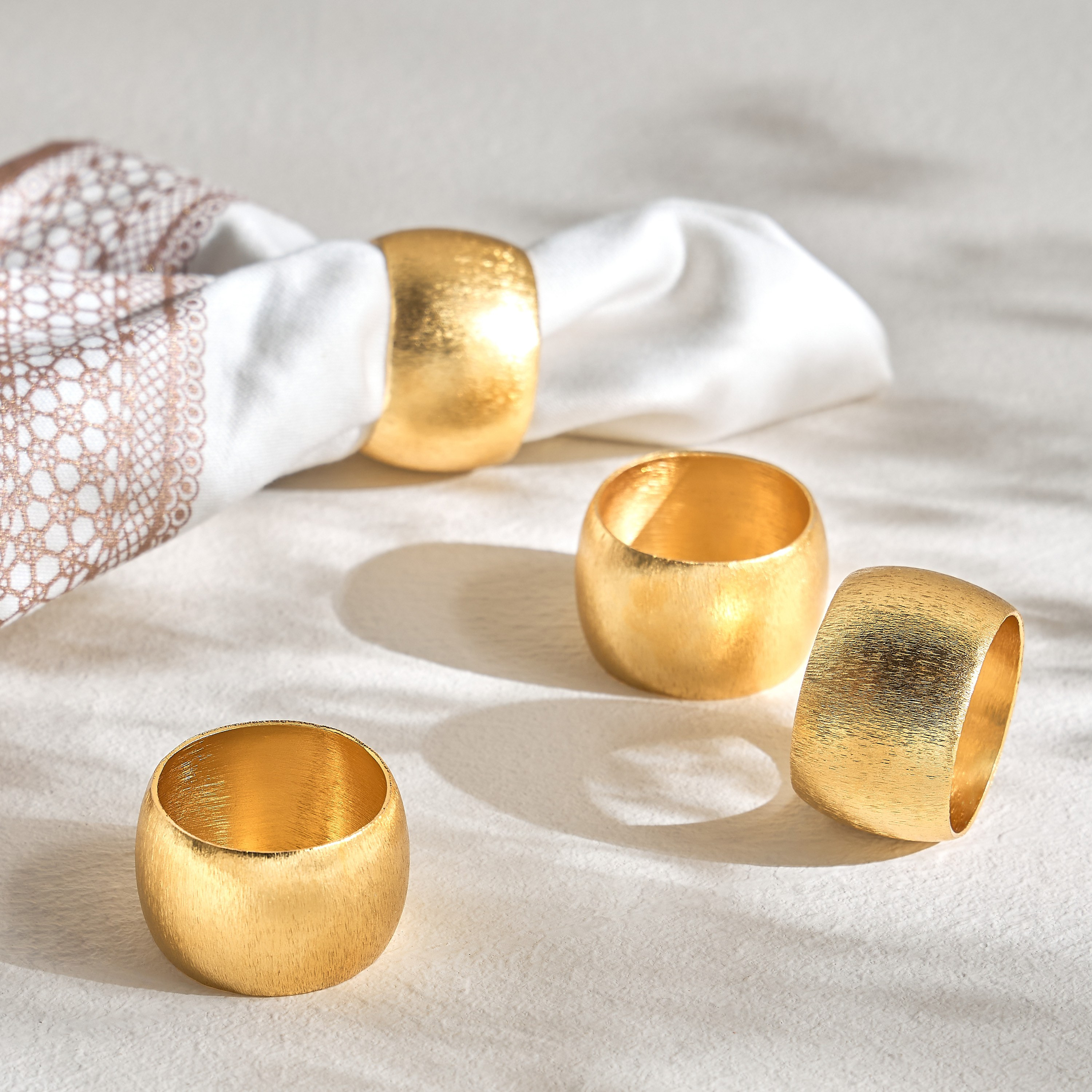 Dahab 4-Piece Napkin Ring Set - 5 cm-household-dining-tablelinen-napkinsandaccessories-image-1
