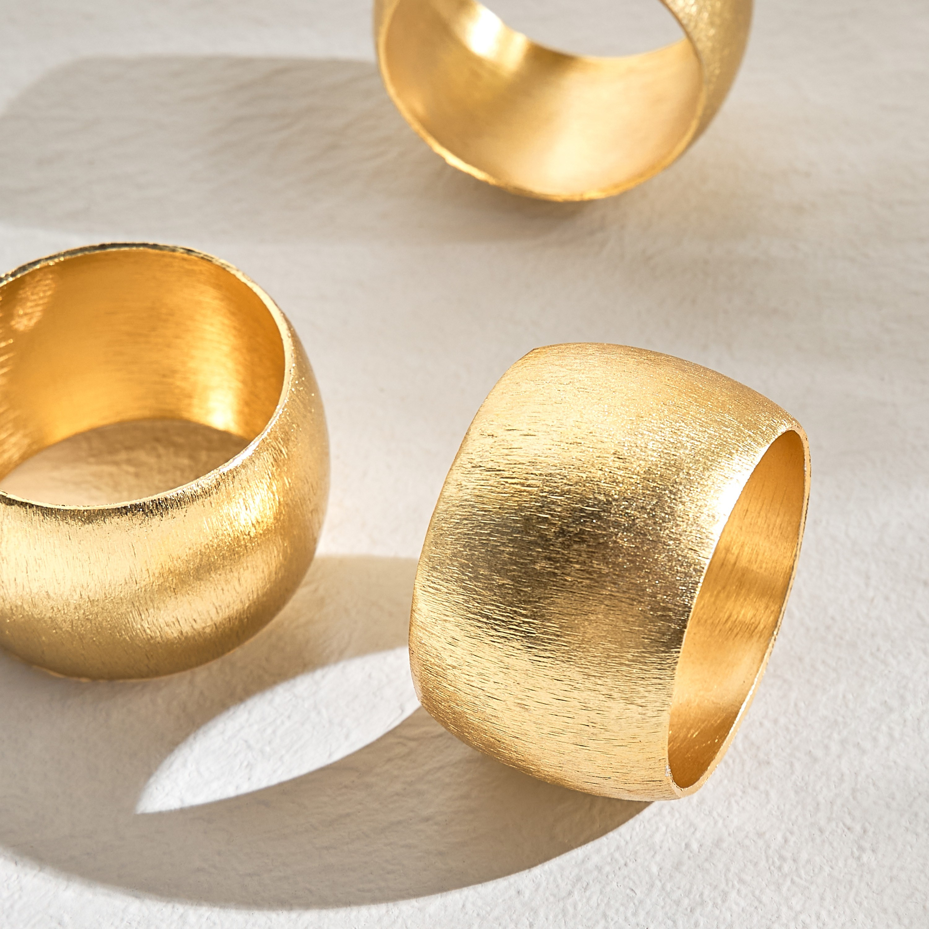 Dahab 4-Piece Napkin Ring Set - 5 cm-household-dining-tablelinen-napkinsandaccessories-image-2