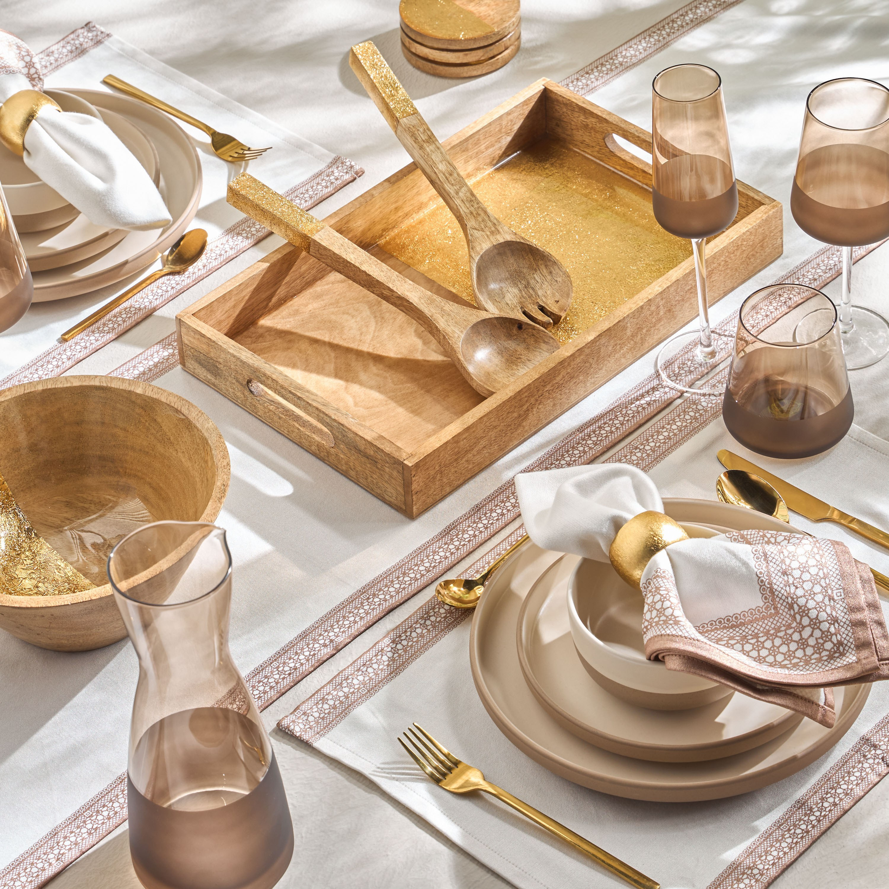 Dahab 4-Piece Napkin Ring Set - 5 cm-household-dining-tablelinen-napkinsandaccessories-image-3