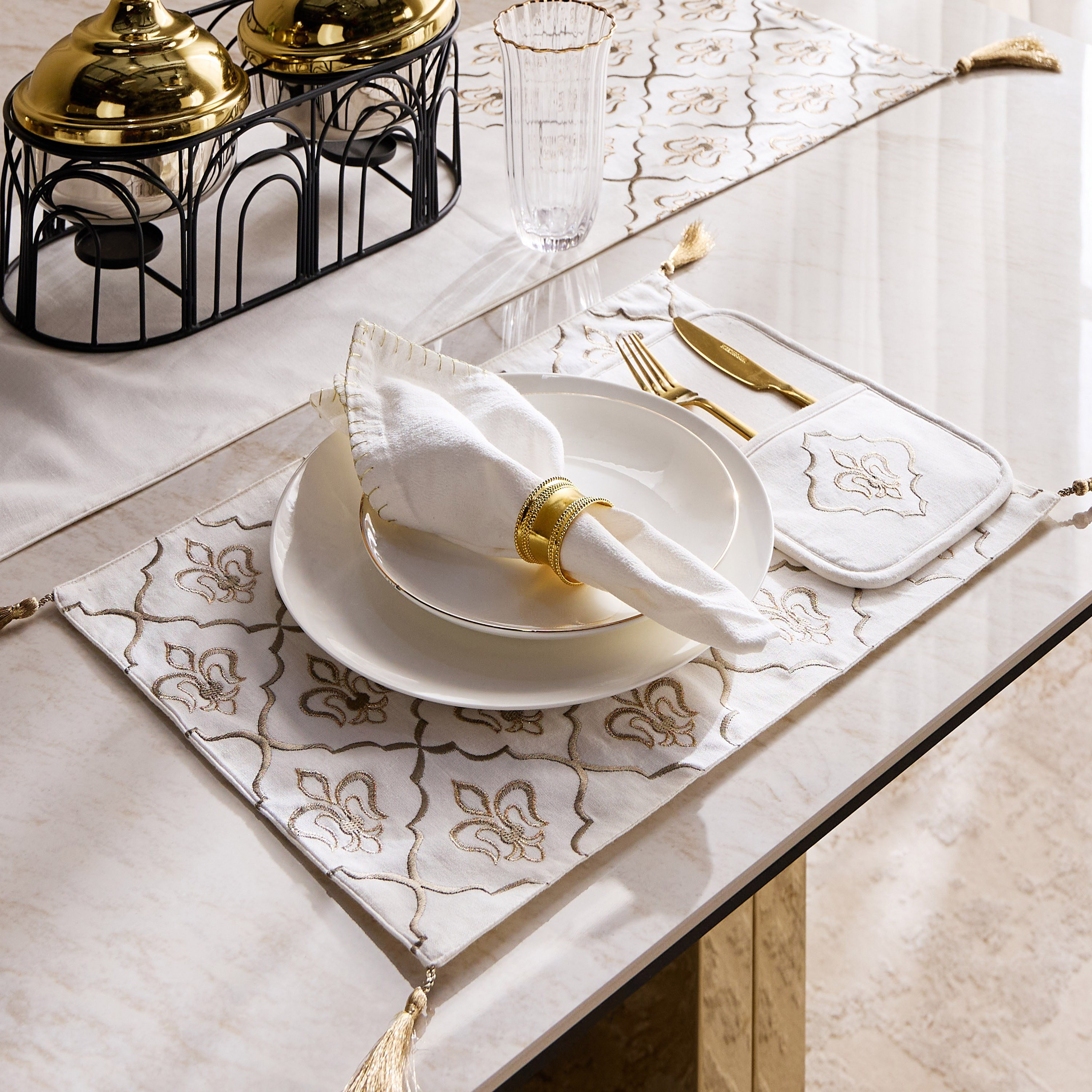 Farid 1-Piece Placemat-household-dining-tablelinen-placemats-image-3