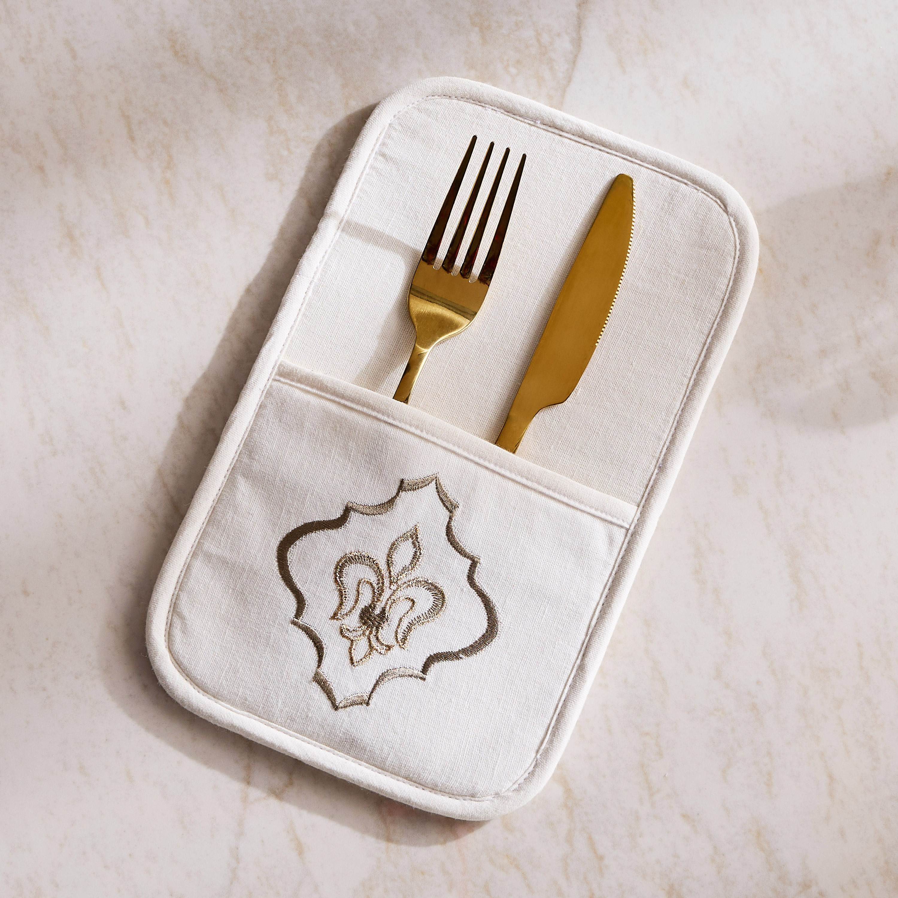 Farid Cotton Cutlery Holder-household-dining-tablelinen-napkinsandaccessories-image-1