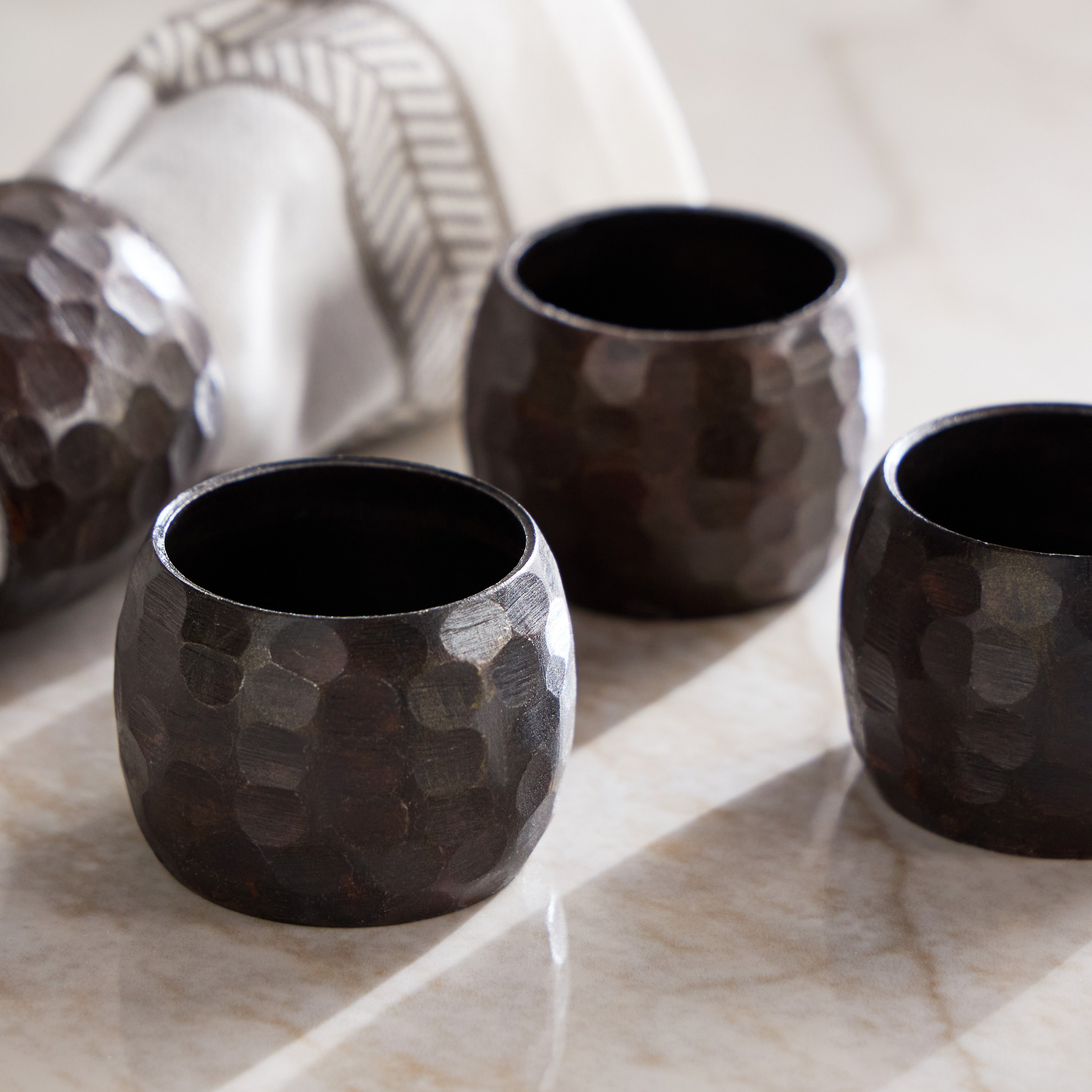 Naira Napkin Ring - Set of 4-household-dining-tablelinen-napkinsandaccessories-image-2