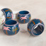 Bedouin Painted 4-Piece Napkin Ring Set - 5 cm-household-dining-tablelinen-napkinsandaccessories-image-2