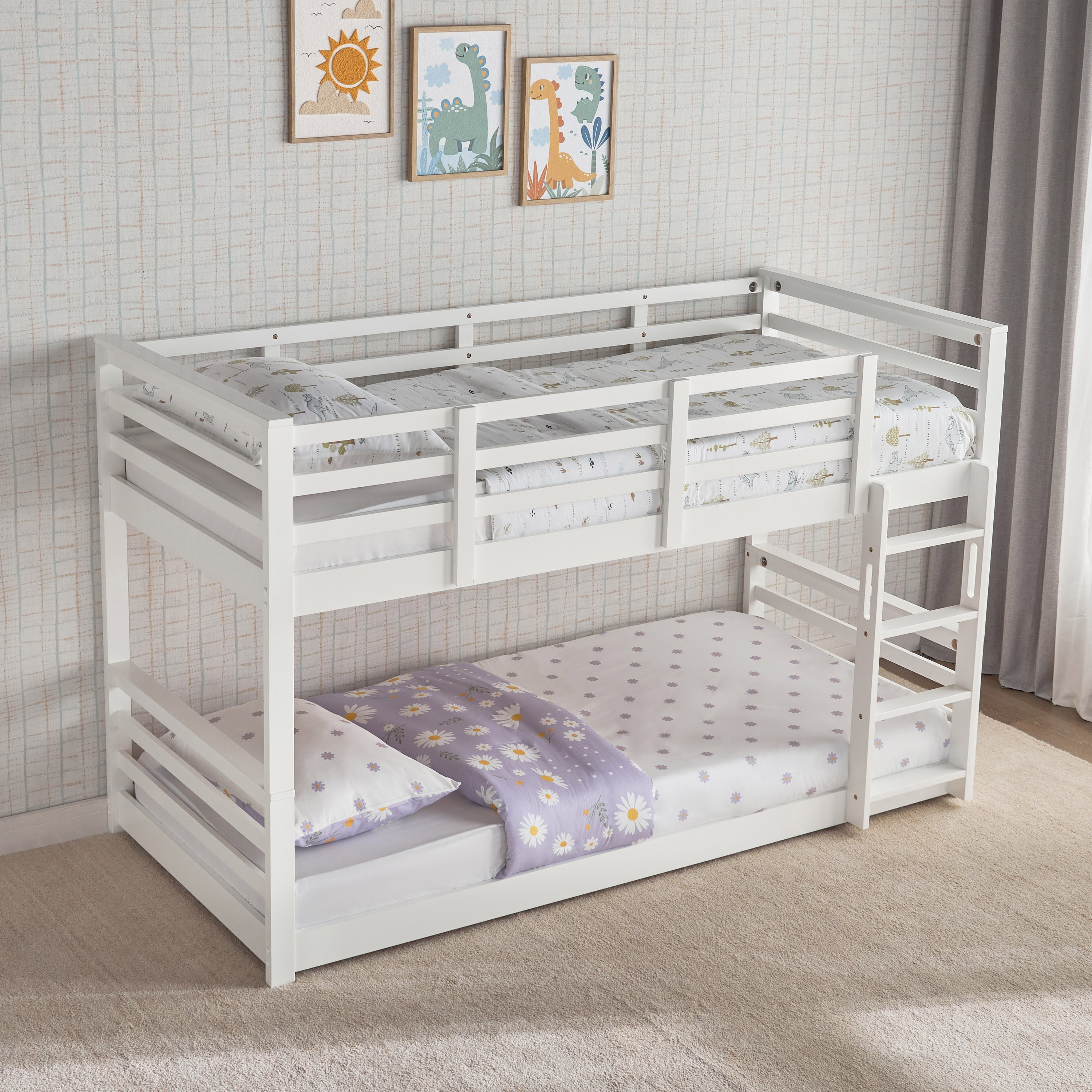 Sergio Bunk Bed - 90x200 cm-babyandkids-kidsbeds-bunkandloftbeds-image-2