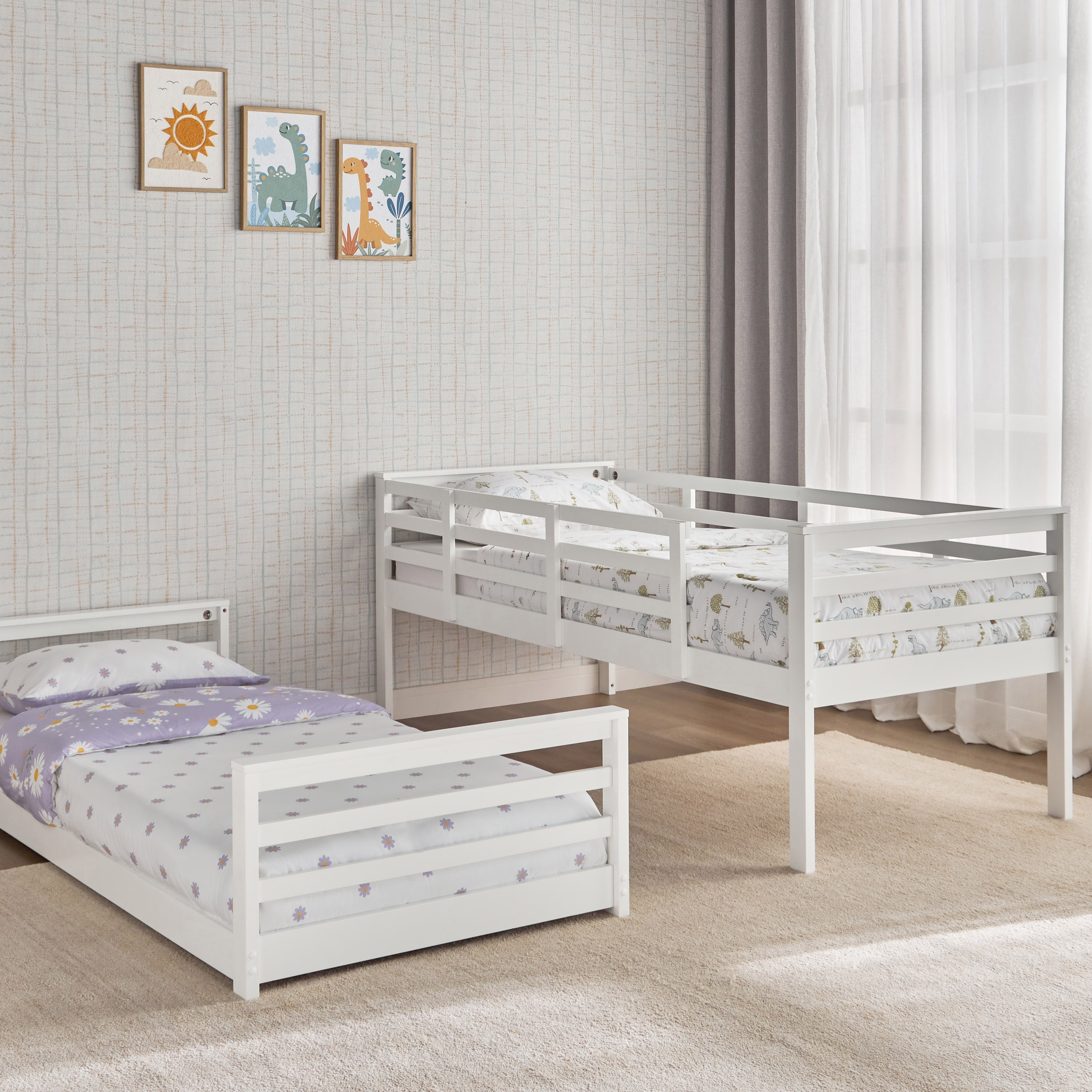 Sergio Bunk Bed - 90x200 cm-babyandkids-kidsbeds-bunkandloftbeds-image-4