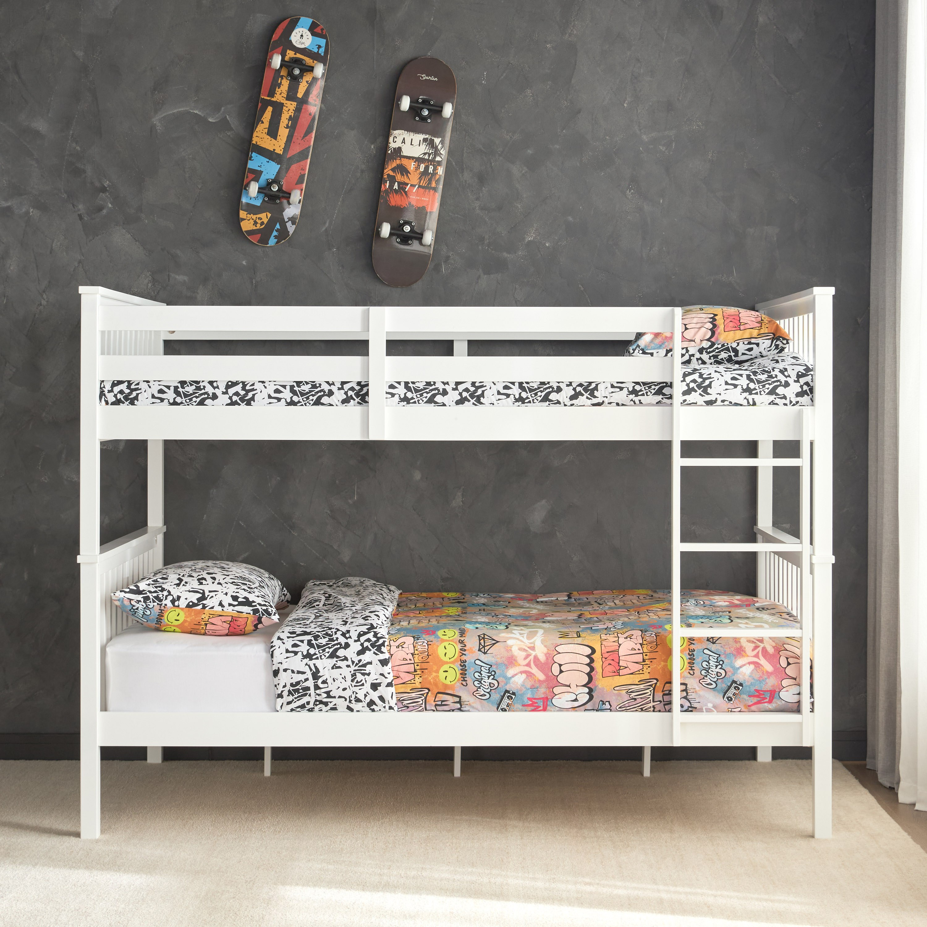 Taylor Bunk Bed - 120x200 cm-babyandkids-kidsbeds-bunkandloftbeds-image-3