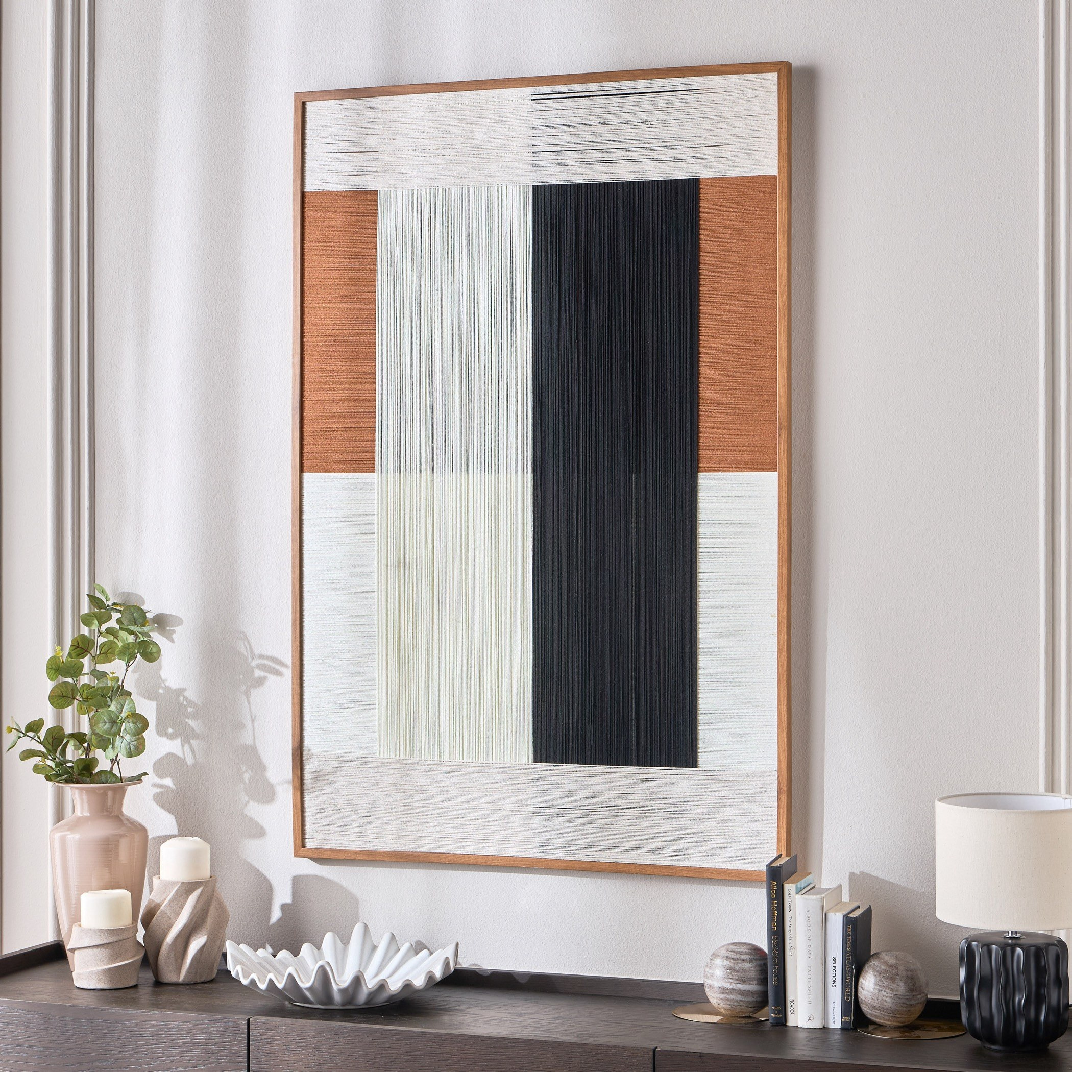 Rass Tassel Framed Wall Art - 80x120 cm-household-walldecorandmirrors-wallart-image-3