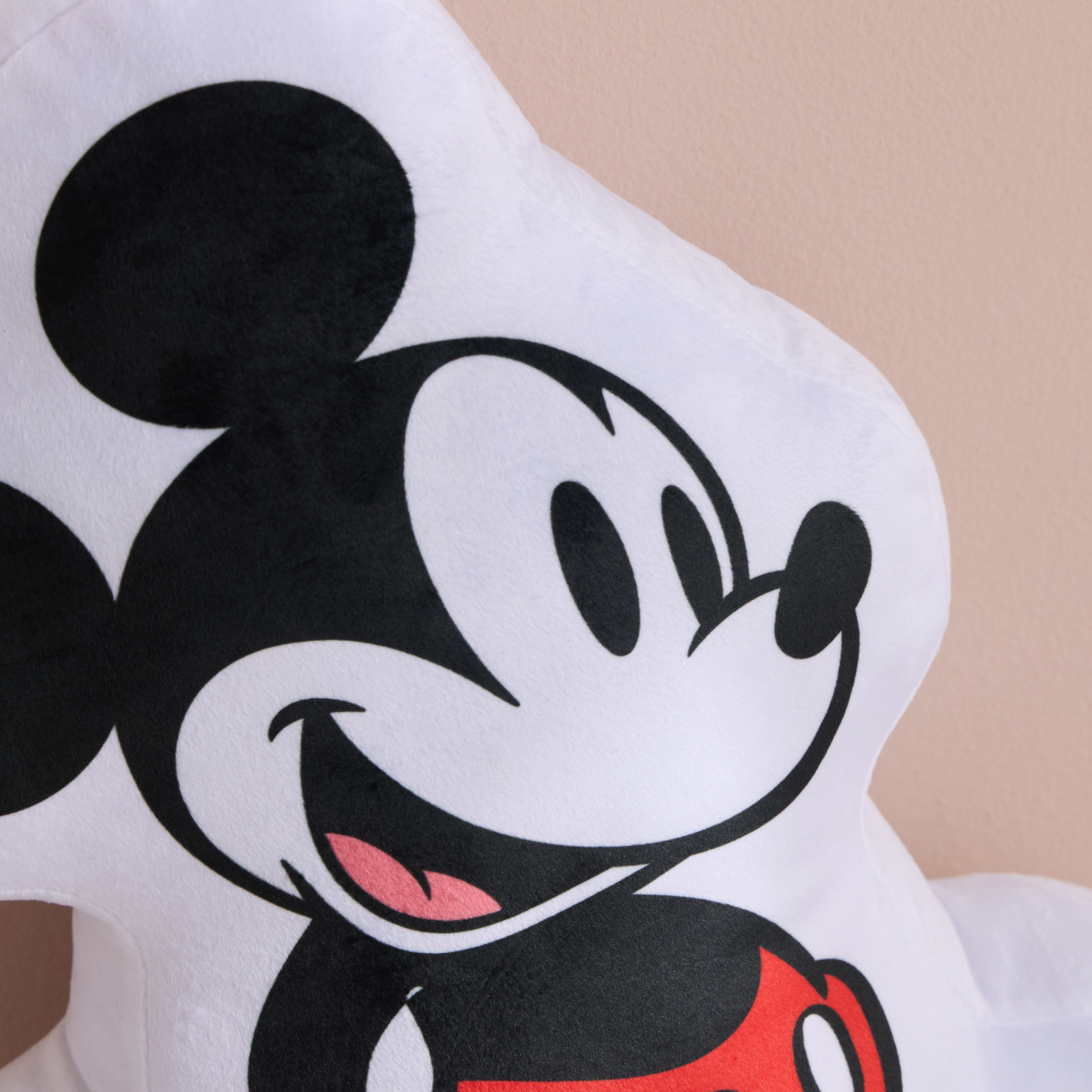 Mickey Hub Shaped Filled Cushion - 48x42 cm-babyandkids-beddingandwindows-bedding-filledcushionsandcovers-image-2