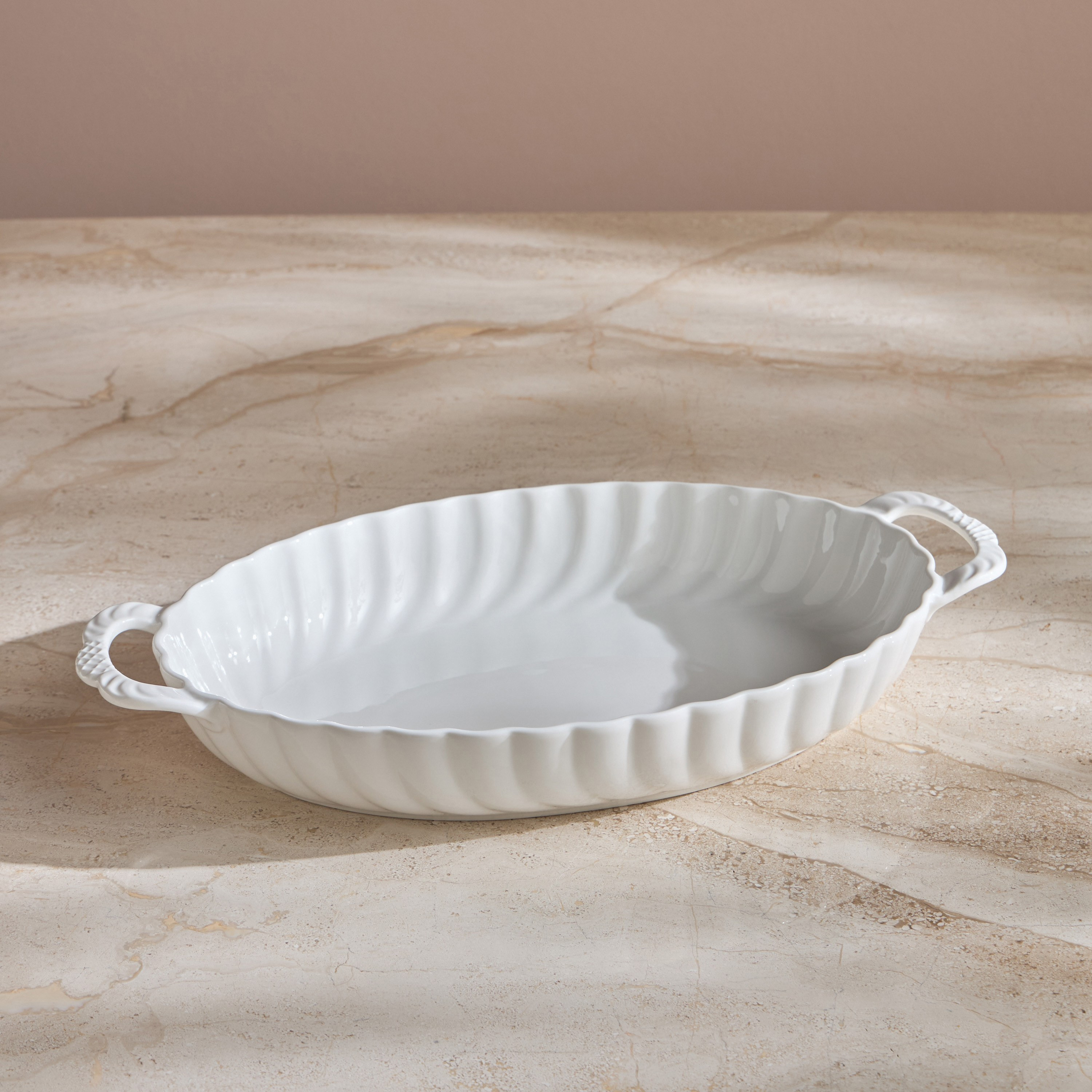 Raqiya Porcelain Baking Dish - 27x45 cm-household-kitchen-bakeware-bakingdishes-image-1