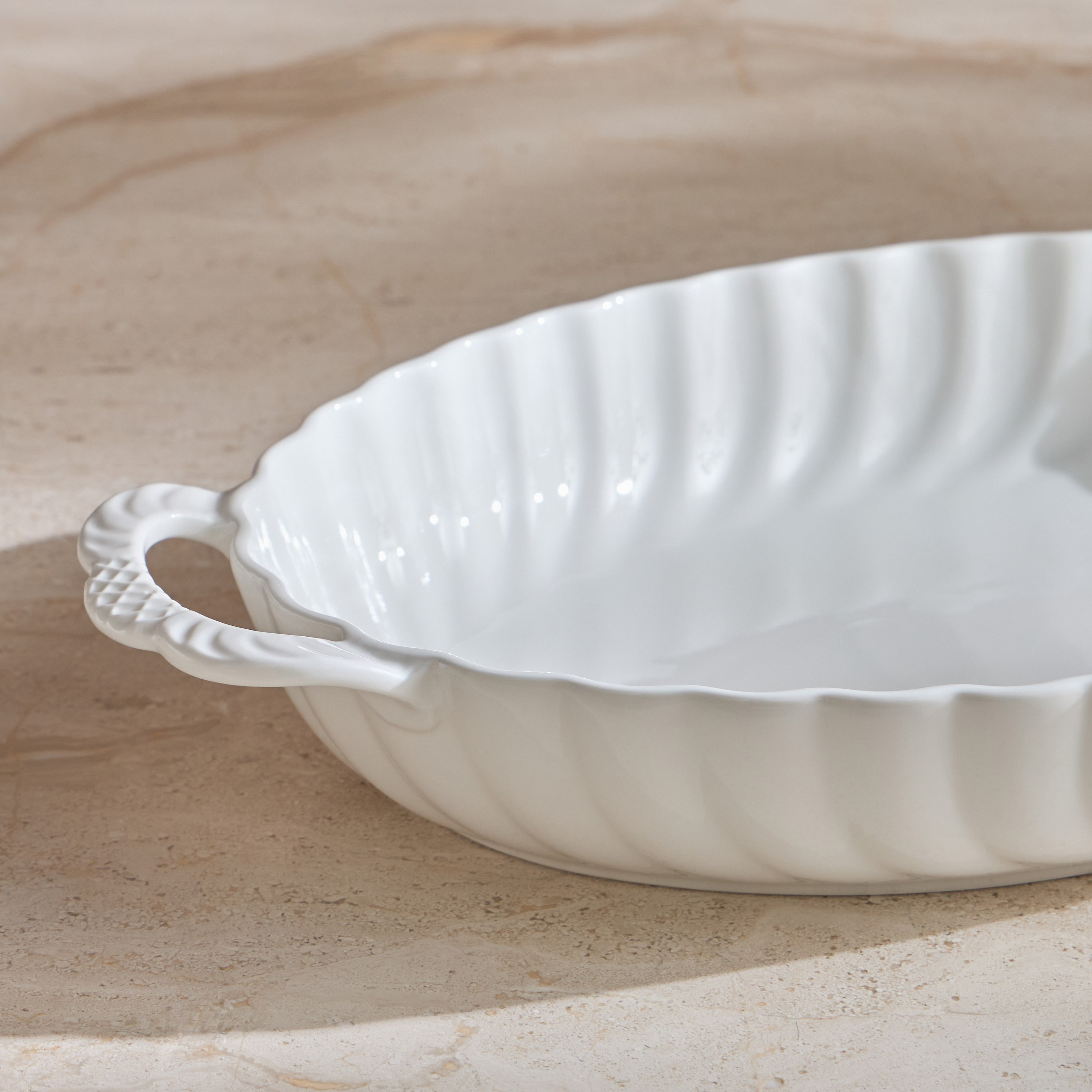 Raqiya Porcelain Baking Dish - 27x45 cm-household-kitchen-bakeware-bakingdishes-image-2
