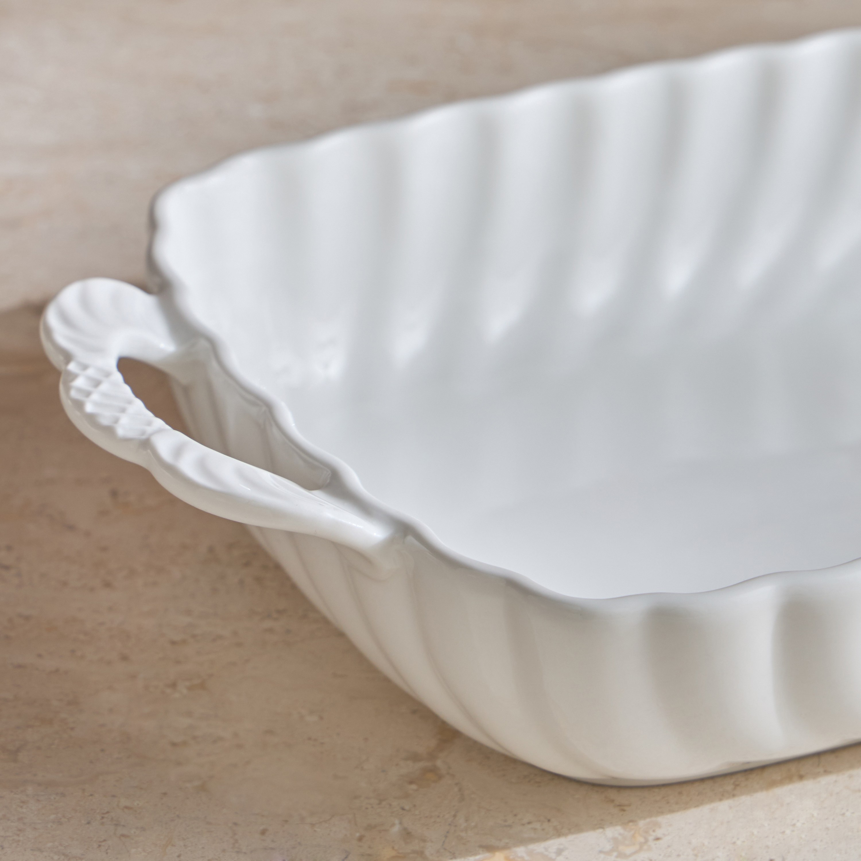 Raqiya Porcelain Baking Dish - 23x42 cm-household-kitchen-bakeware-bakingdishes-image-2