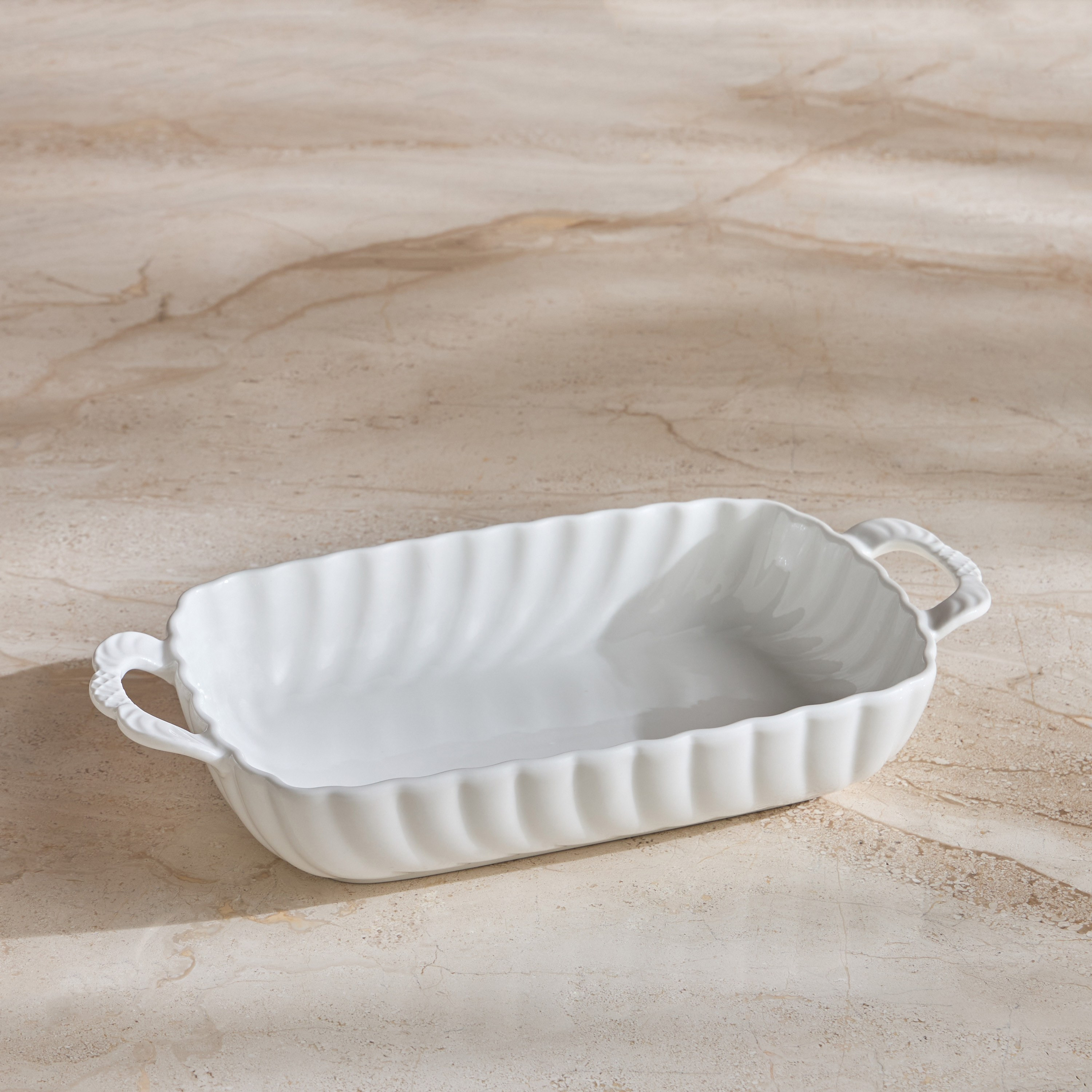 Raqiya Porcelain Baking Dish - 19x35 cm-household-kitchen-bakeware-bakingdishes-image-1