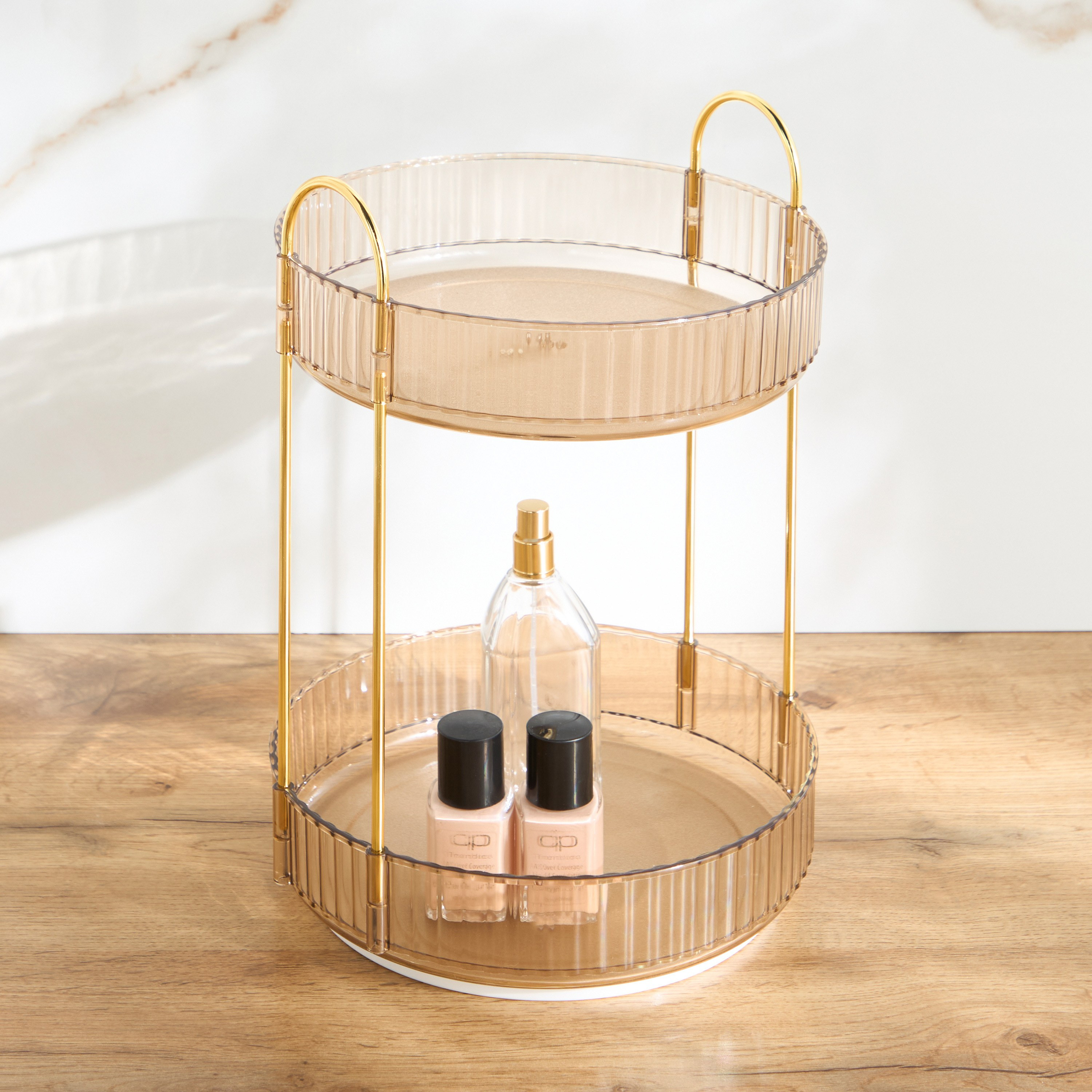 Christine 2-Tier Cosmetics Organizer-household-storage-cosmeticorganizing-makeuporganizersandsets-image-1